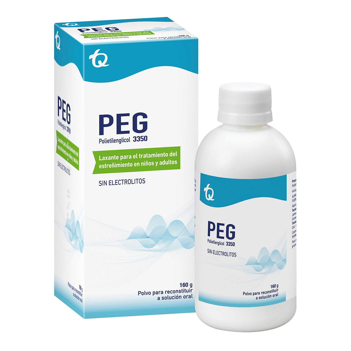 Laxante PEG 3350 Tecnoquímicas Frasco x 160 g