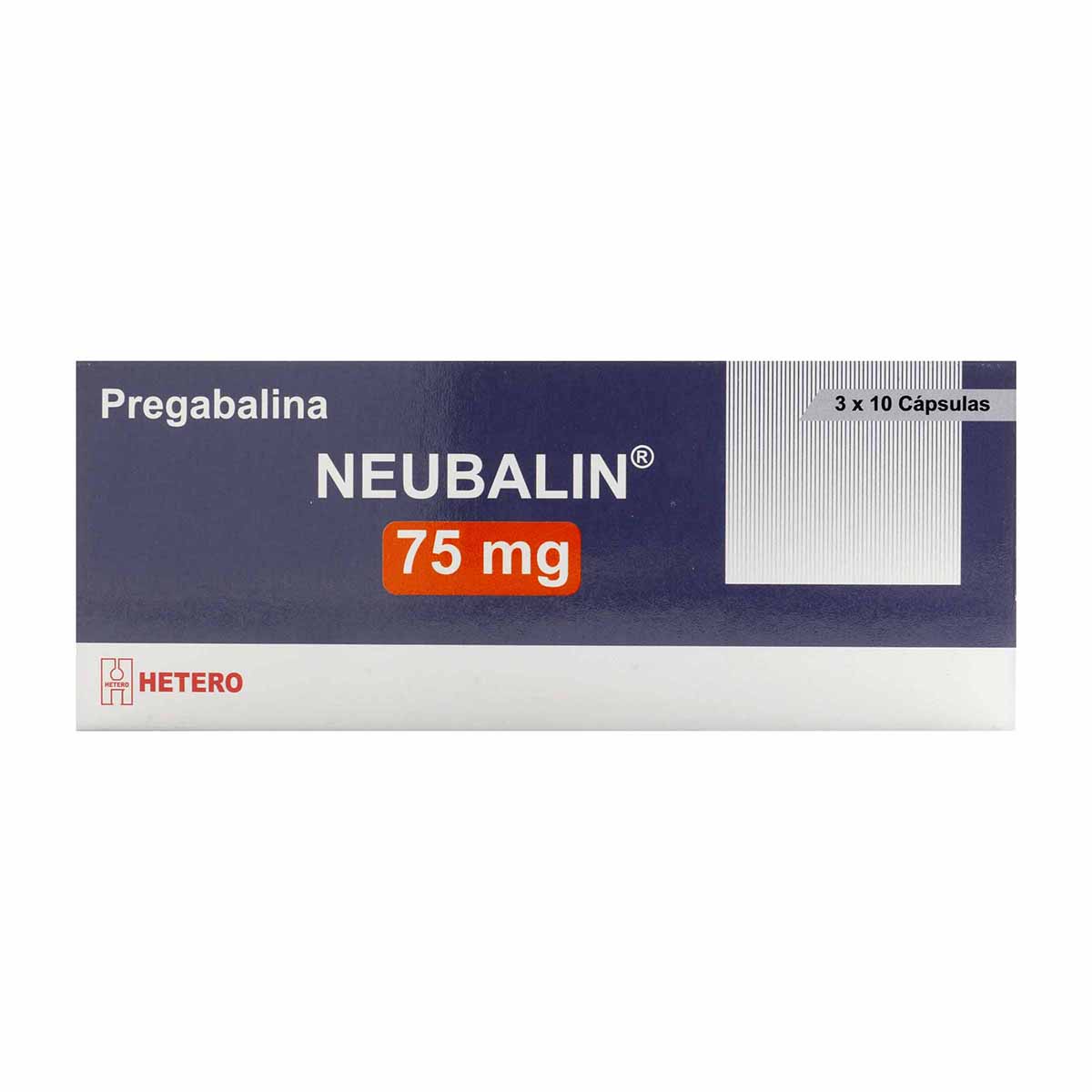 Neubalin 75 mg Seven Pharma Caja 30 Cápsulas