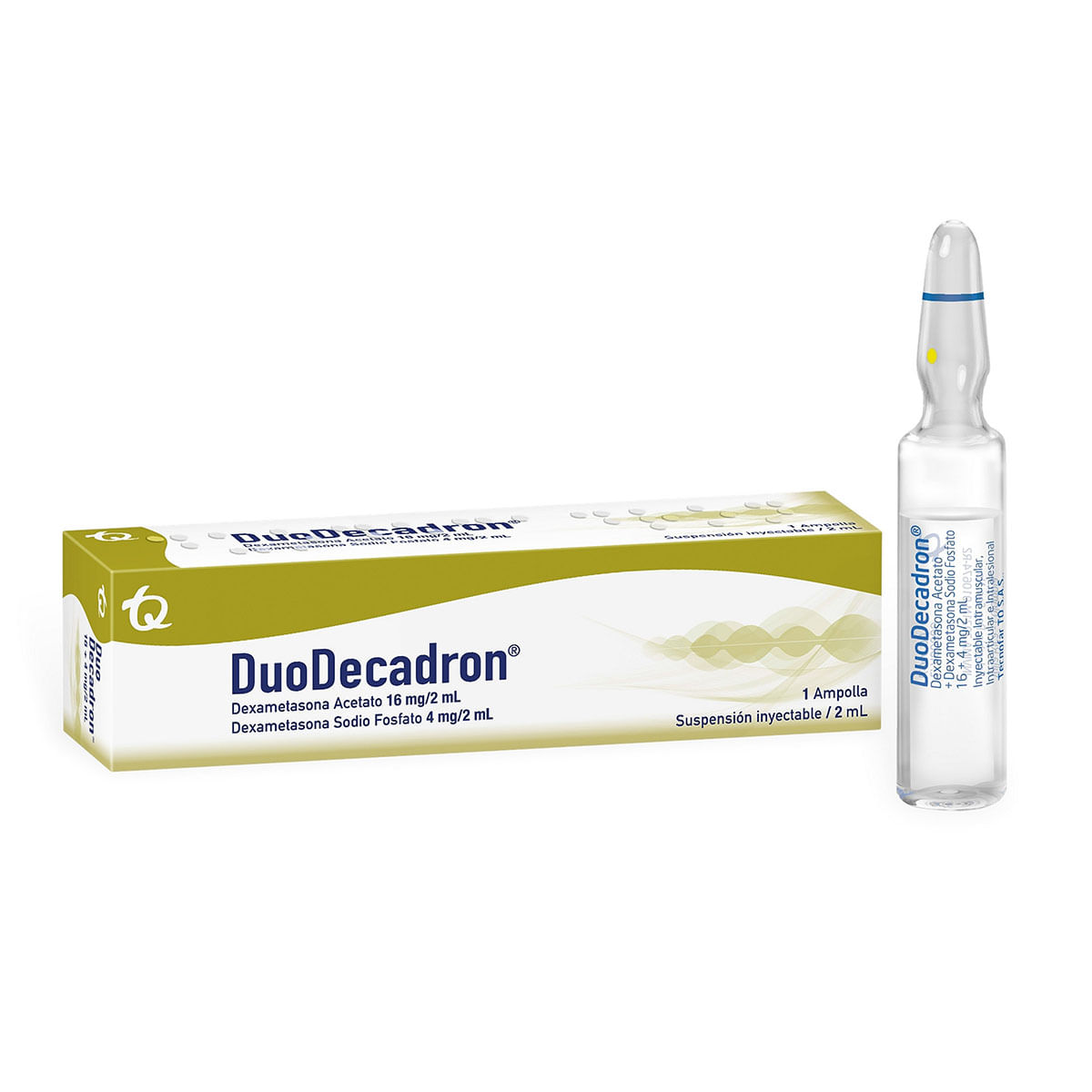 Suspensión Inyectable Duo-Decadron 16+4 Mg Tecnoquímicas 2 Ml Caja X 1 Ampolla.