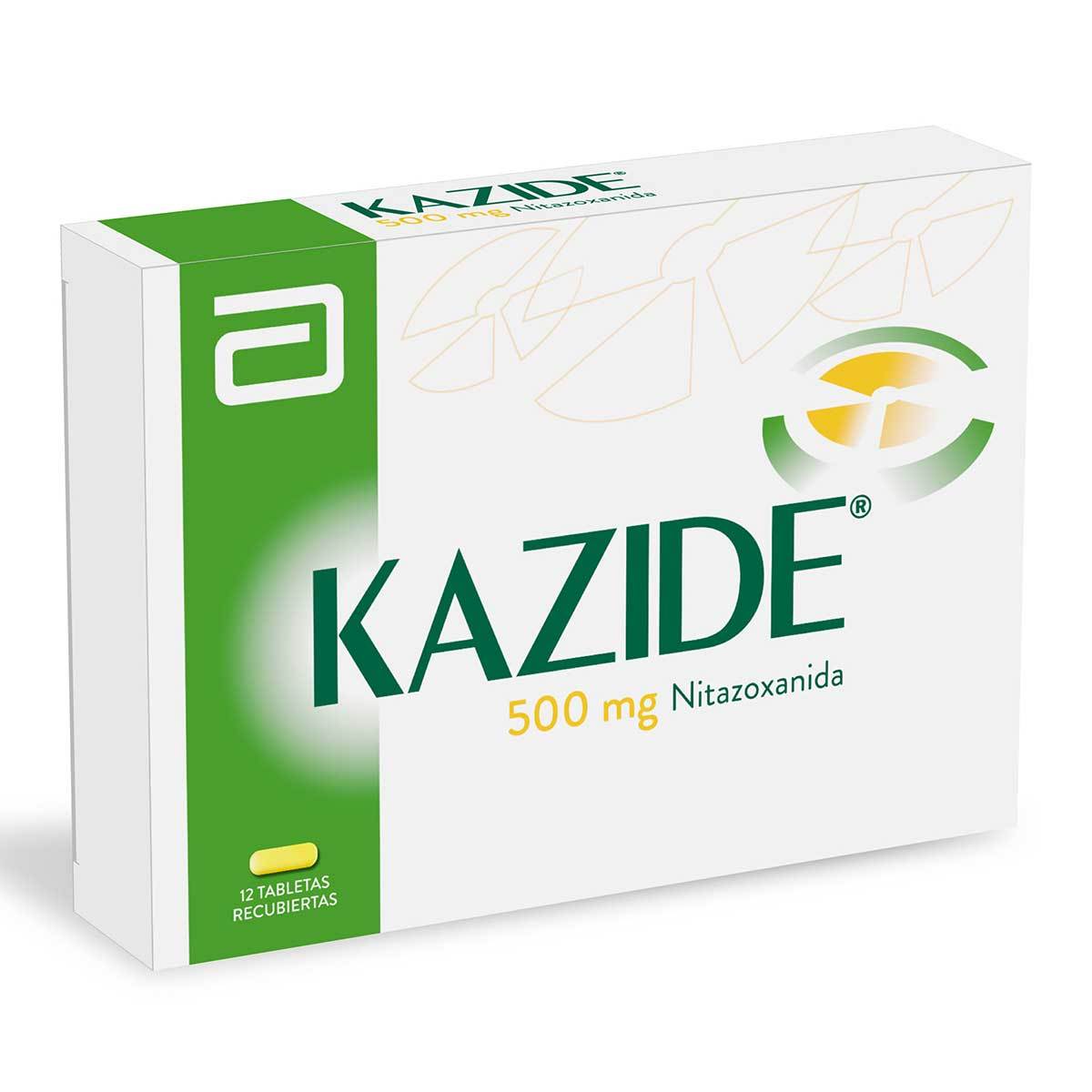 Kazide 500 Mg Abbott Caja X 12 Tabletas Recubiertas.