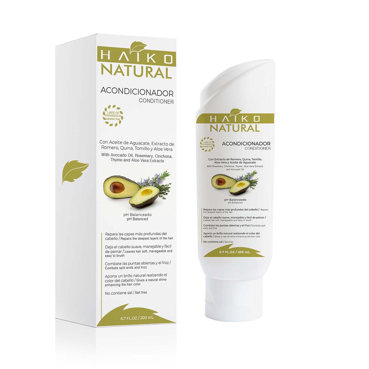 Acondicionador Haiko Natural Frasco x 200 mL.
