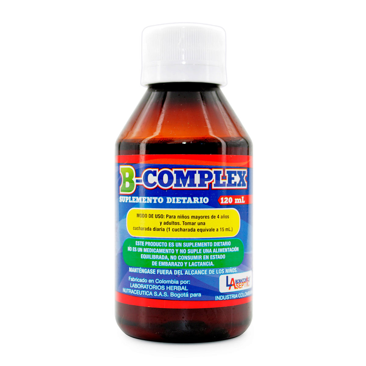Suplemento Dietario B-Complex Aseptic Frasco x 120 mL