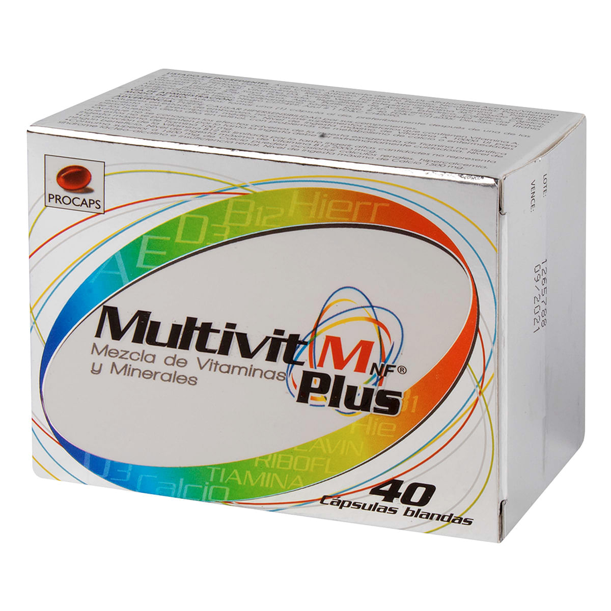 Multivit M Nf Plus Procaps Caja X 40 Cápsulas Blandas.