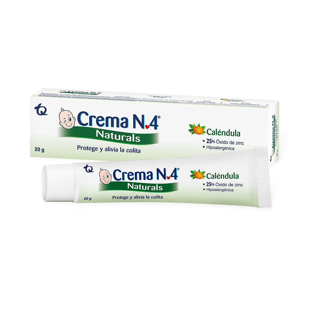 Crema N-4 Naturals Caléndula Tubo x 20 g