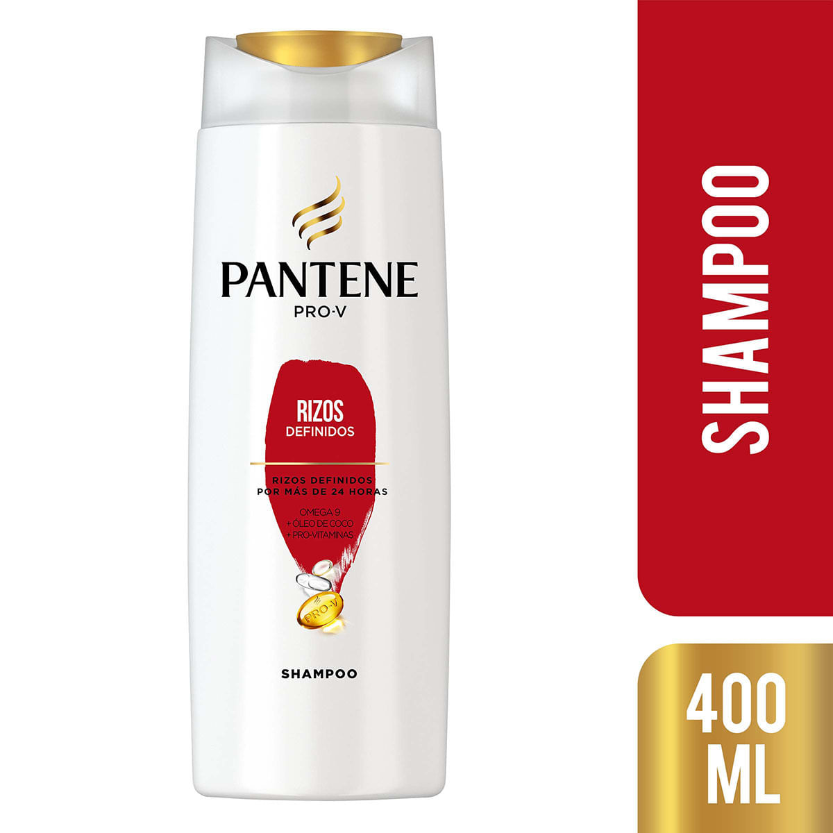 Shampoo Pantene Pro-V Rizos Definidos Frasco x 400 mL.