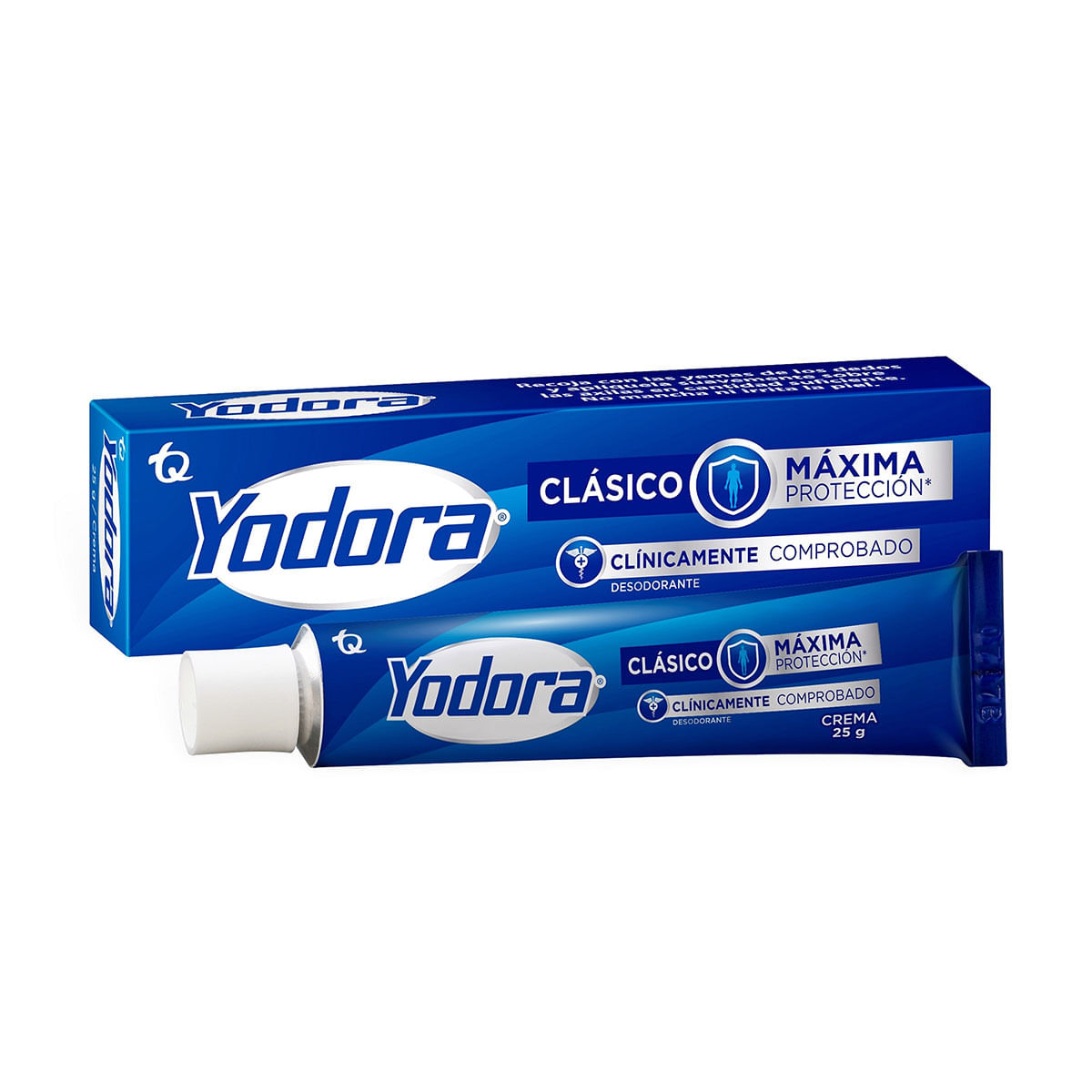 Desodorante Yodora Clásico Crema Tubo x 25 g.