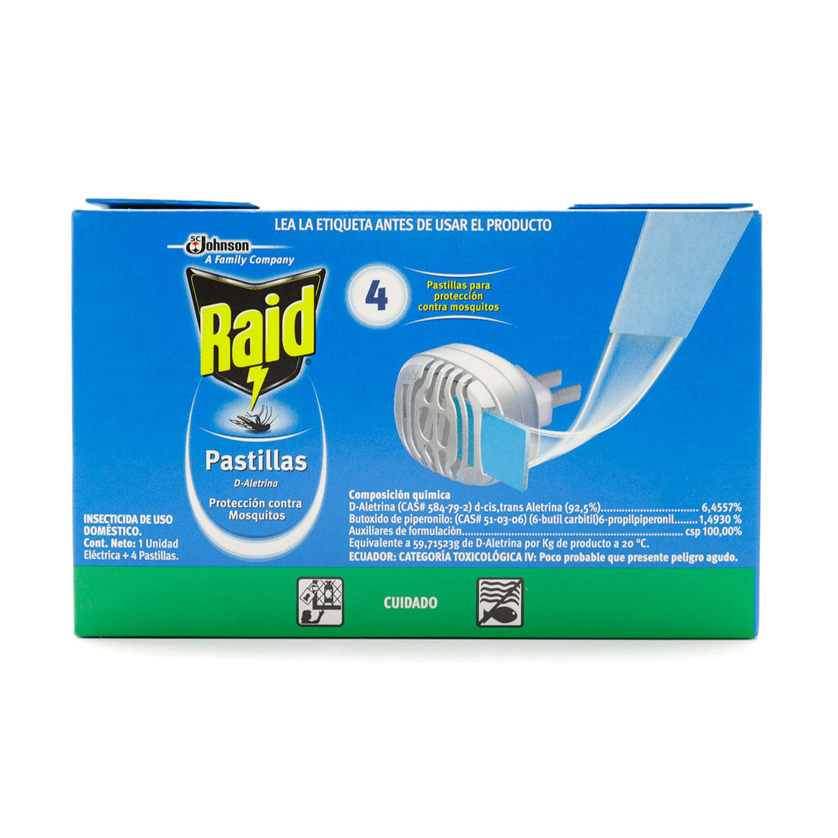 Unidad Eléctrica Raid Pastillas X Caja.