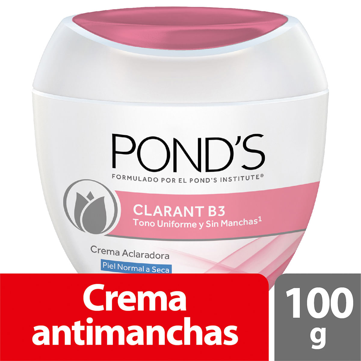 Crema Facial Ponds Clarant B3 Piel Normal a Seca Frasco x 100 g