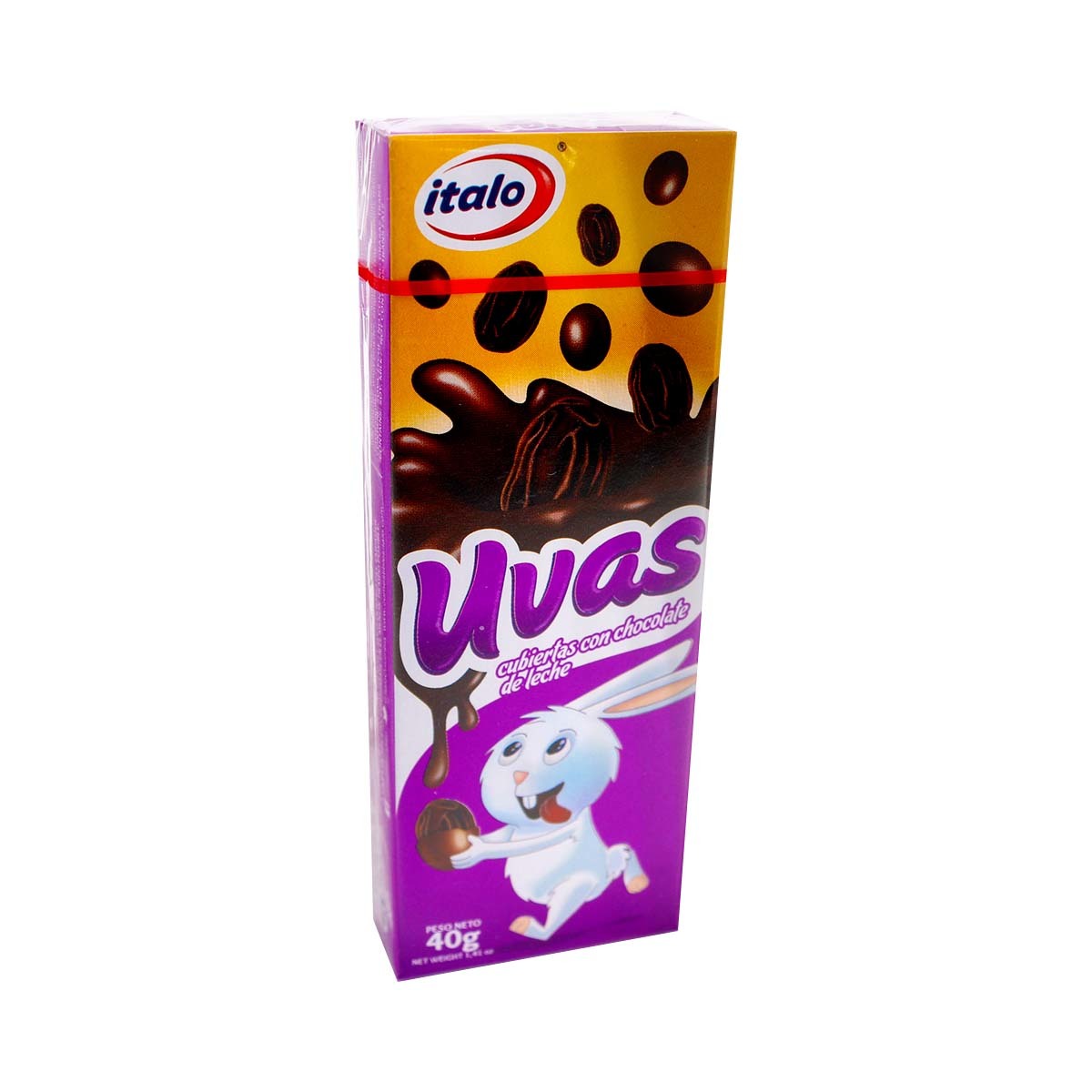 Uvas Con Chocolate Italo Caja x 40 g.