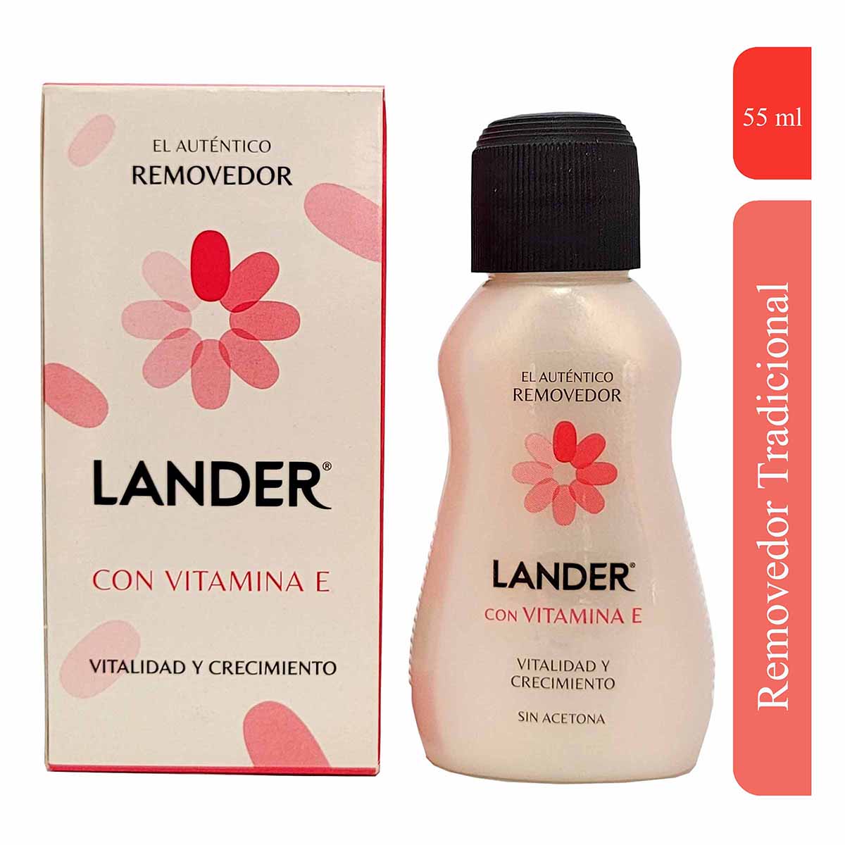 Removedor Lander con Vitamina E Caja x 55 mL