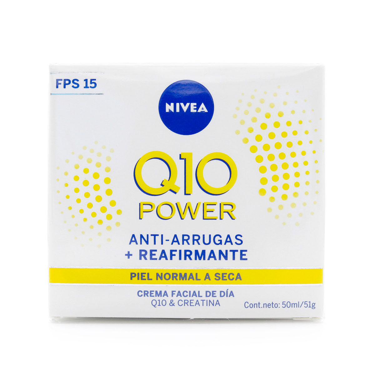 Crema Facial Nivea Q-10 Power Anti-Arrugas FPS 30 Día Caja x 50 g