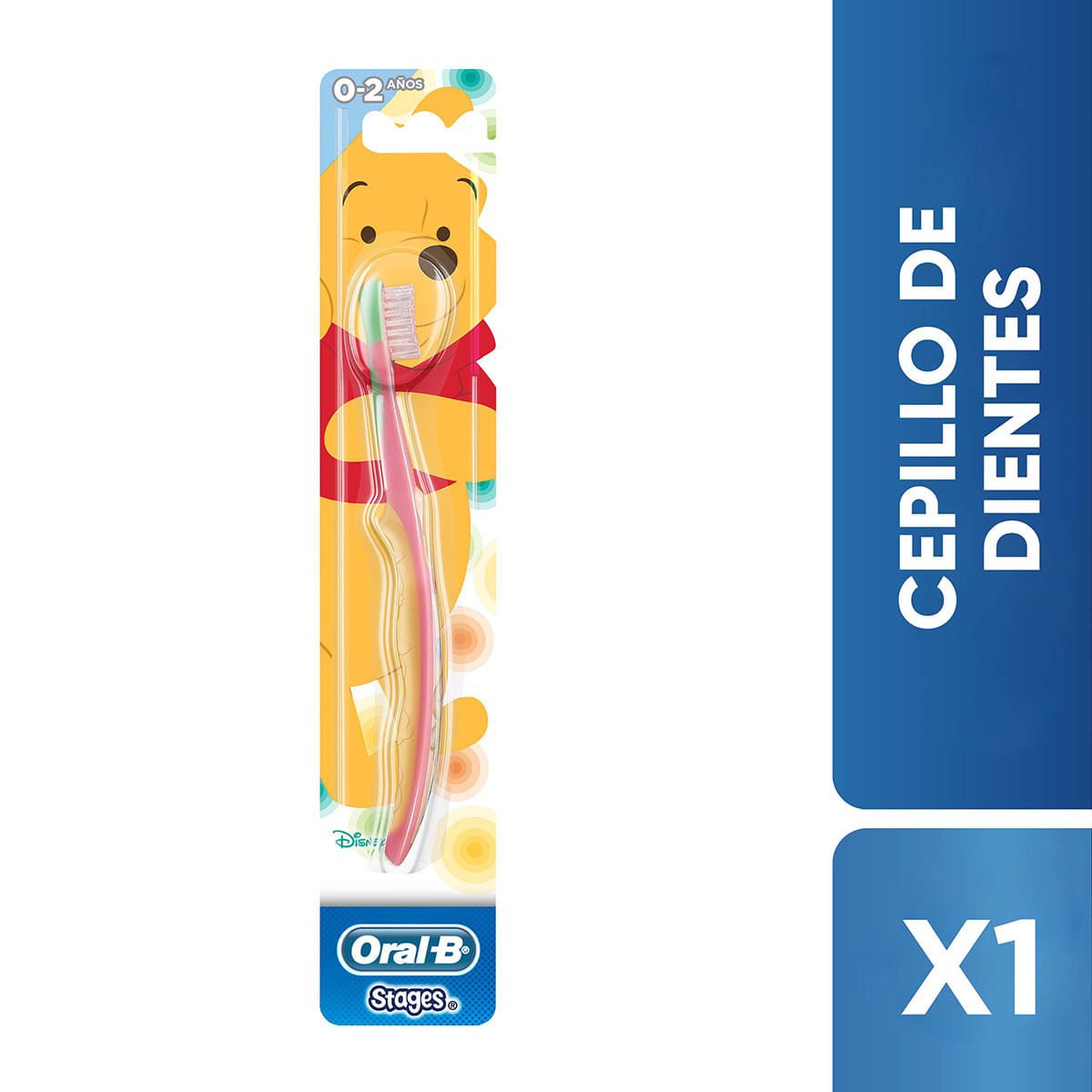 Cepillo Dental Oral-B Stages Winnie Pooh 4-24 Meses Extra Suave Blister x 1 Ud.