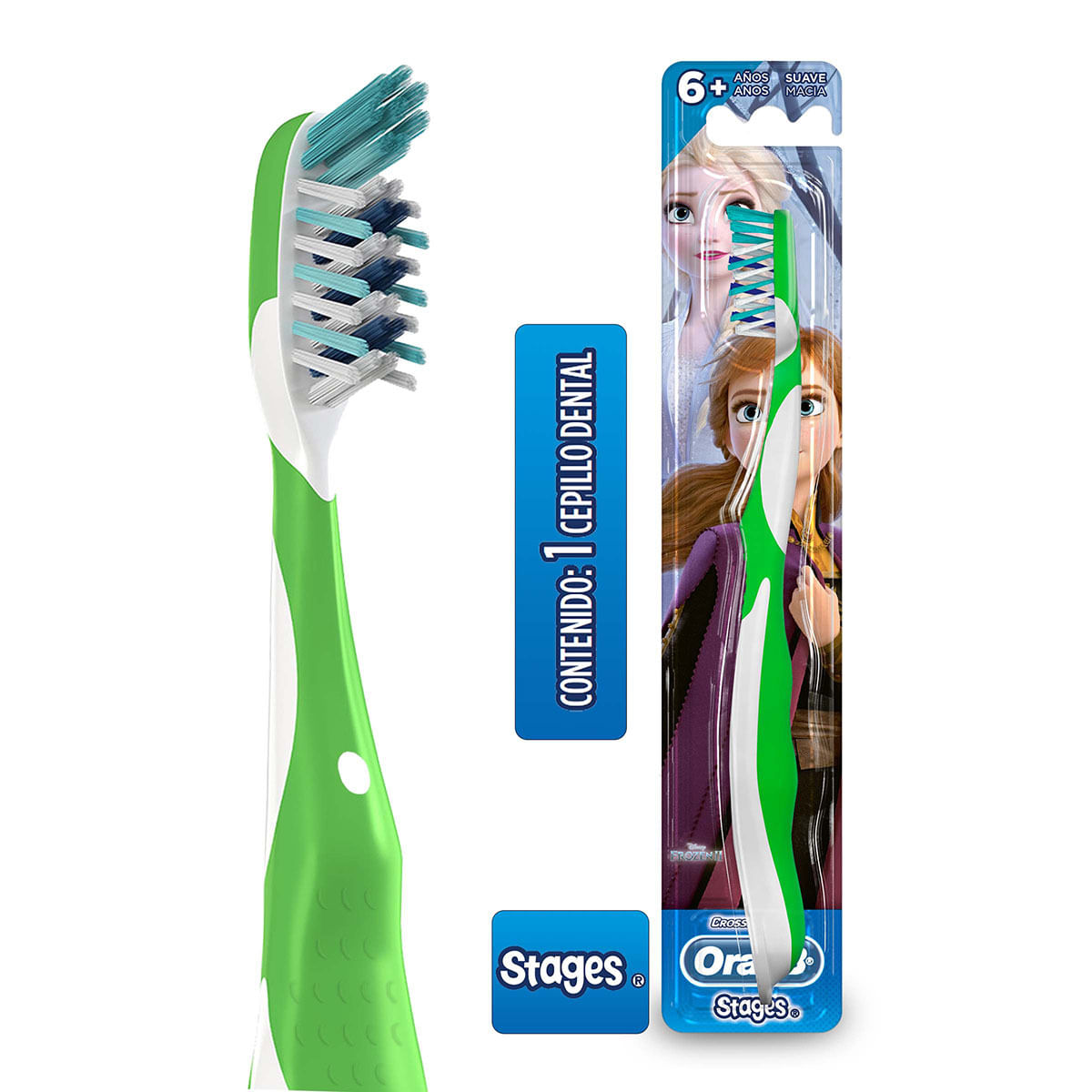 Cepillo Dental Oral-B Stages Frozen 8+ Suave Blister x 1 Ud.