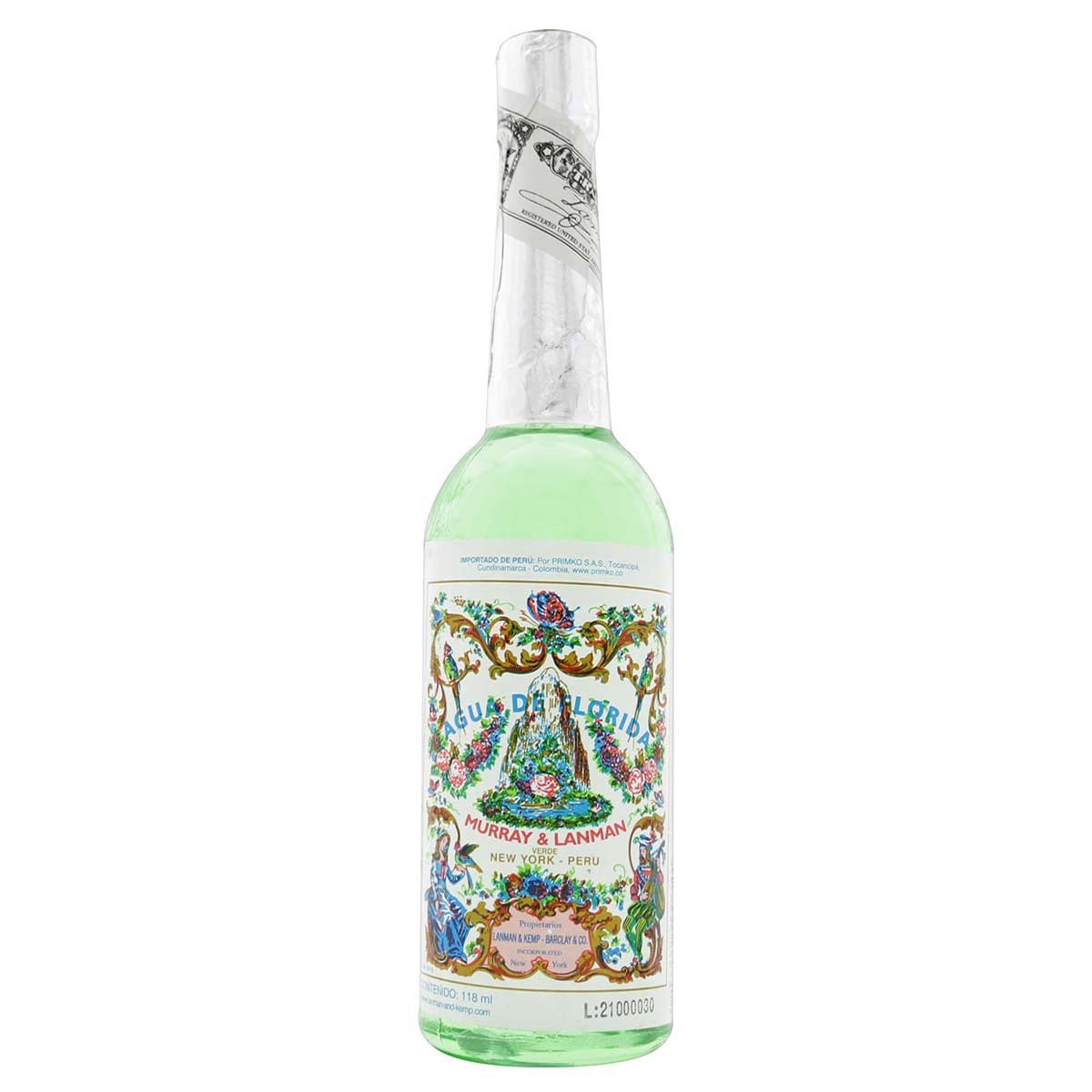 Agua Florida Murray y Lanman Botella x 118 mL