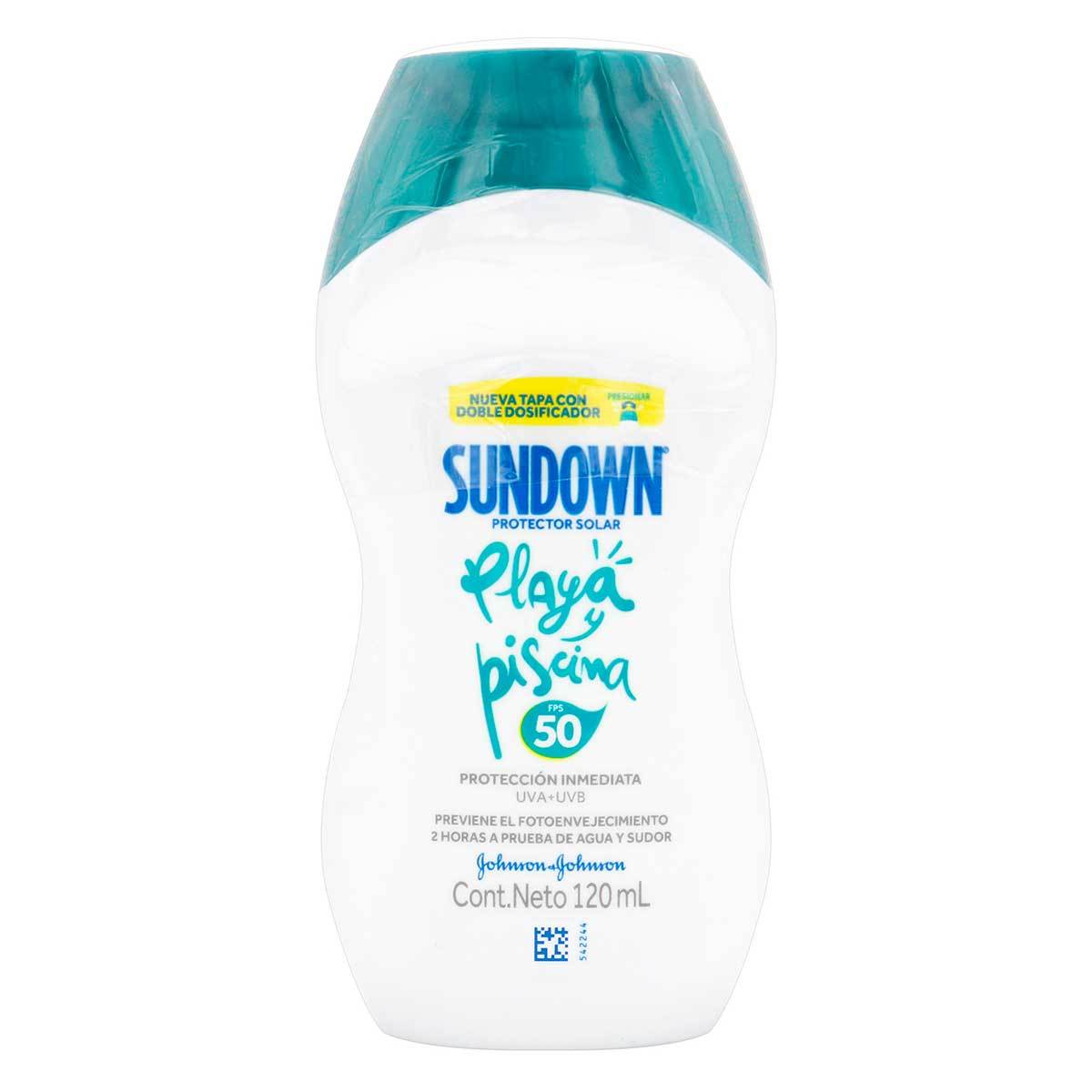 Protector Solar Sundown Fps 50 Frasco X 120 Ml.