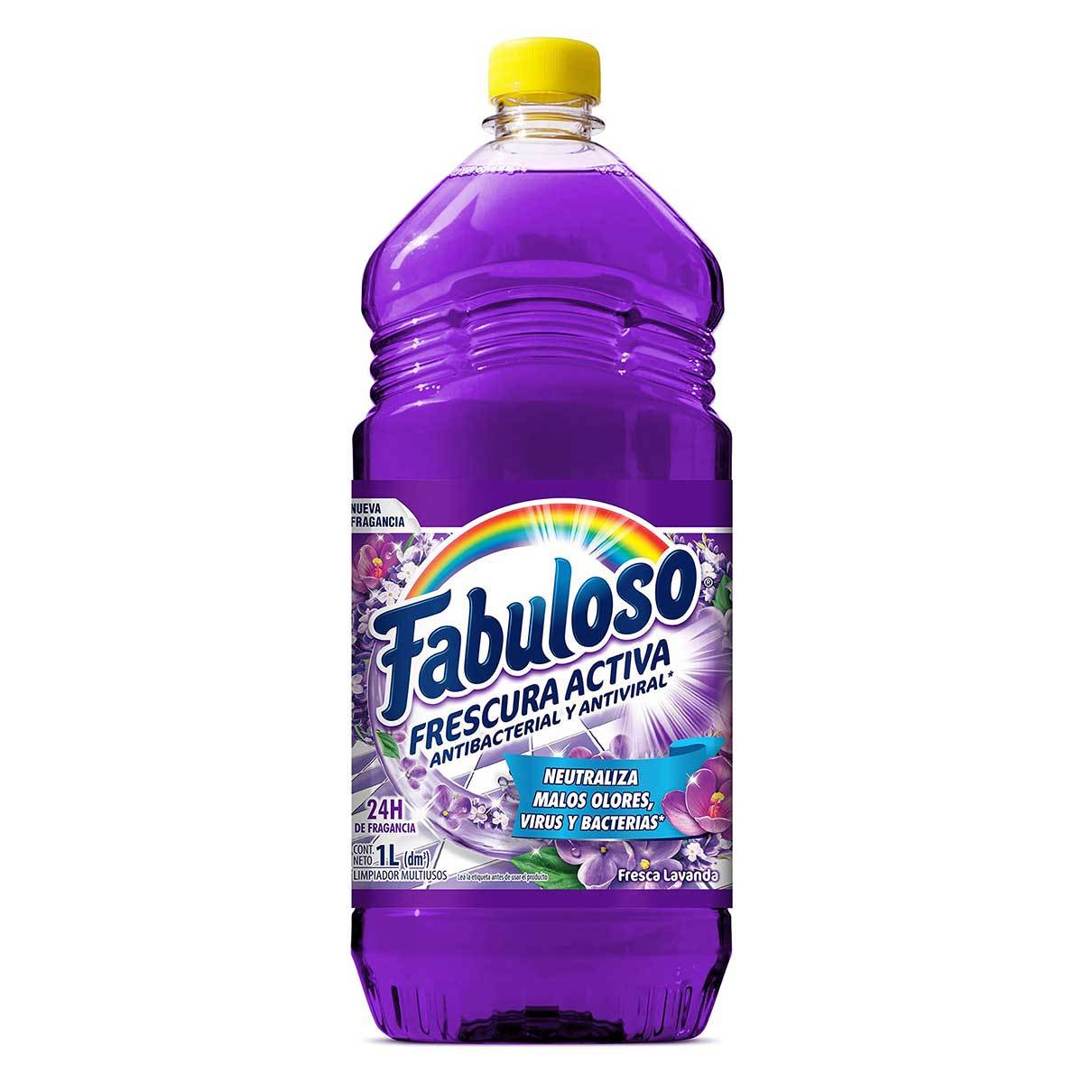 Limpiador Multiusos Fabuloso Antibacterial Lavanda Frasco x 1 L