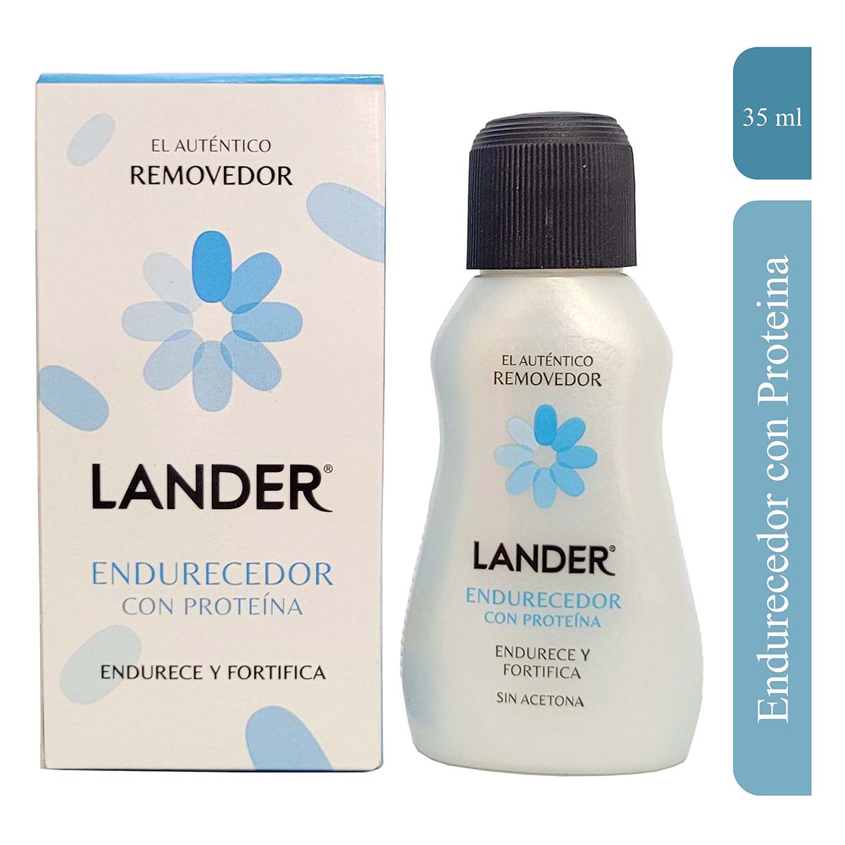 Removedor Lander Endurecedor con Proteína Caja x 35 mL