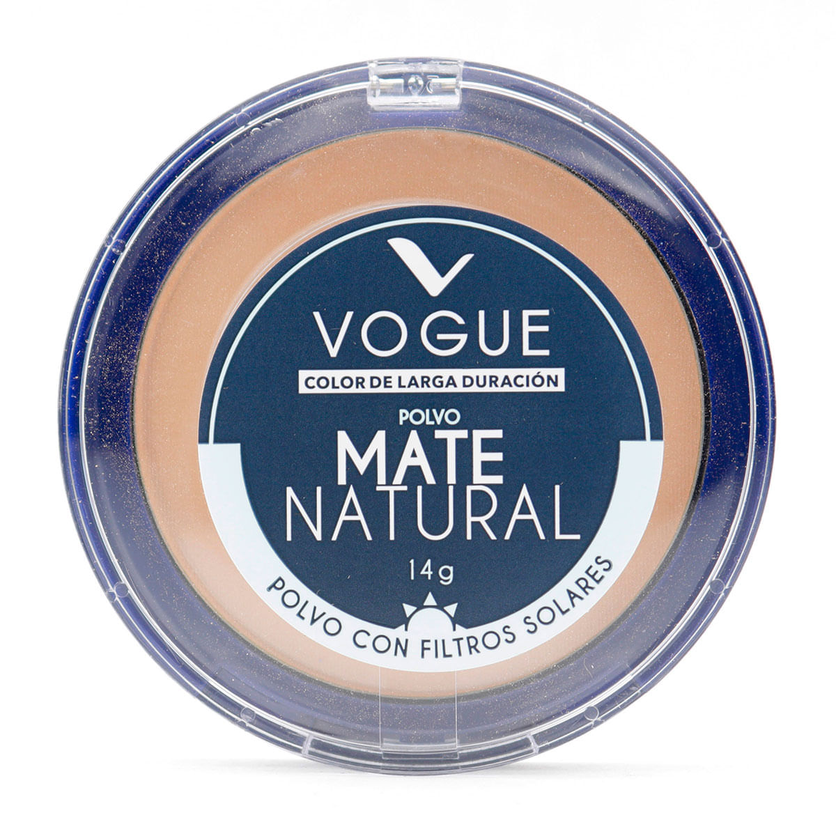Polvo Compacto Vogue Mate Natural Frasco X 14 G.