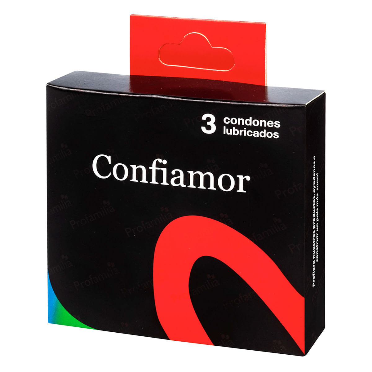 Condones Confiamor Lubricado Caja x 3 Uds.