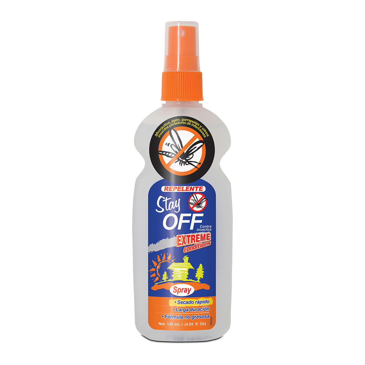 Repelente Stay Off Xtreme Spray X 120 Ml.