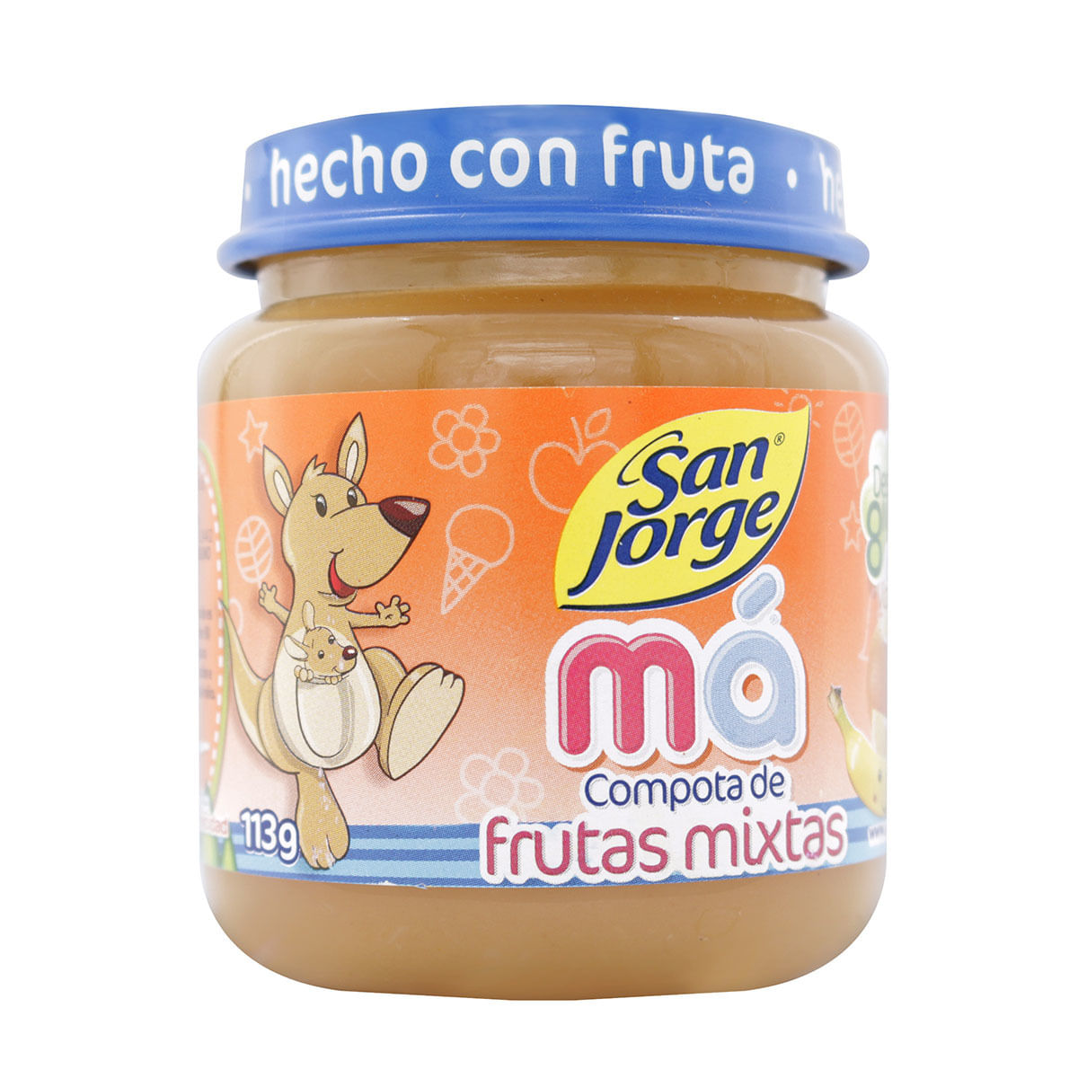Compota San Jorge Frutas Mixtas Frasco x 113 g.