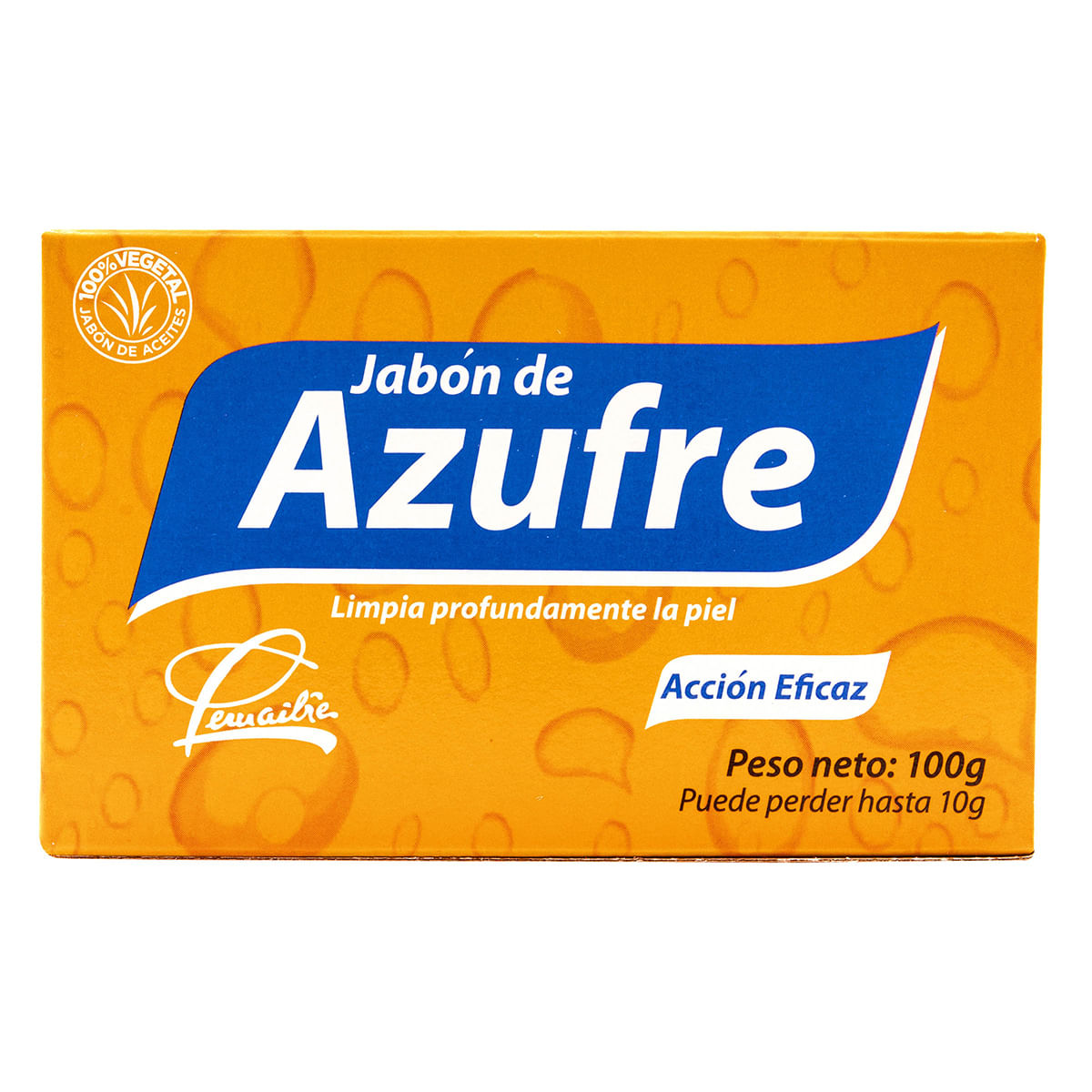 Jabón De Azufre Lemaitre Barra X 100 G.