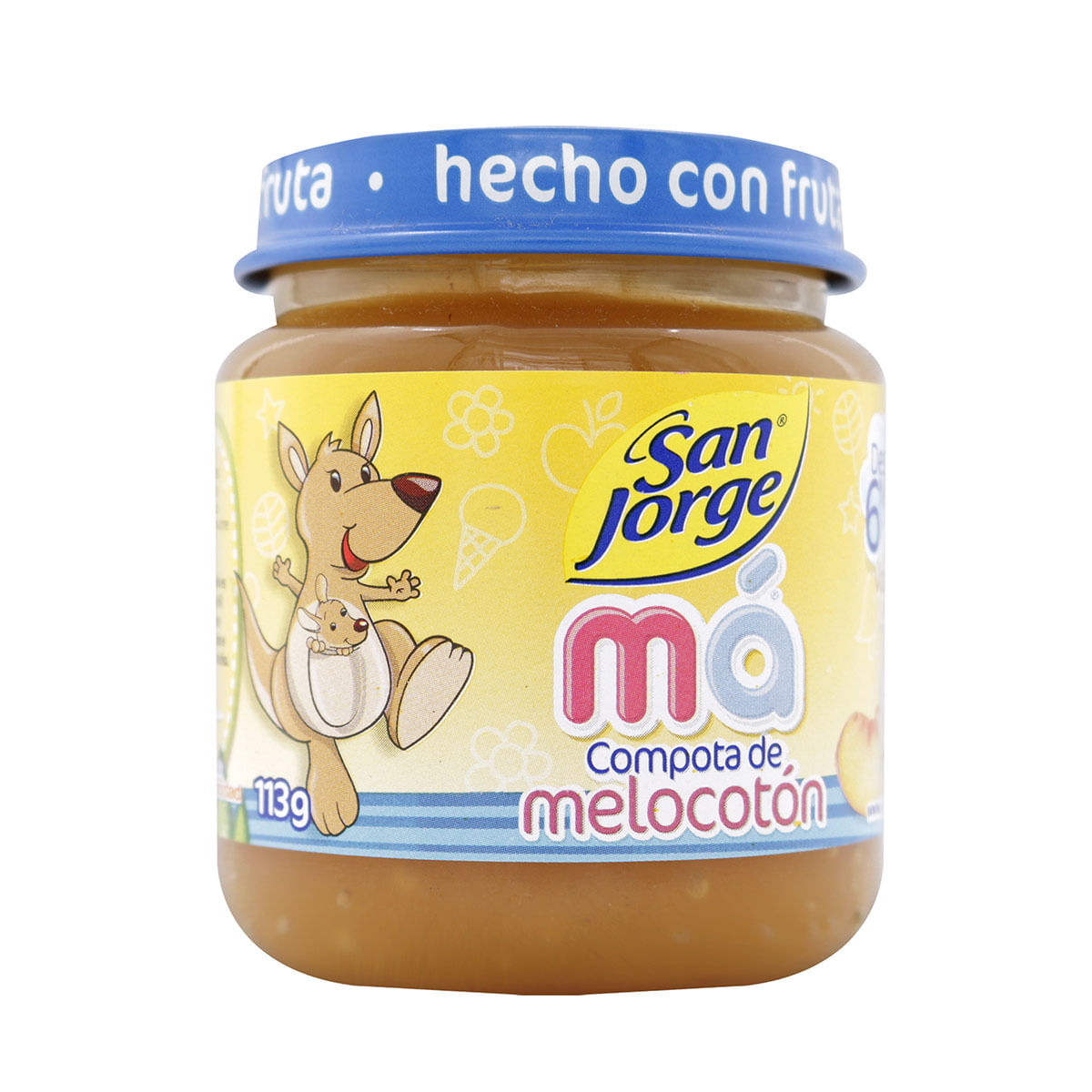 Compota San Jorge Melocotón Frasco x 113 g.
