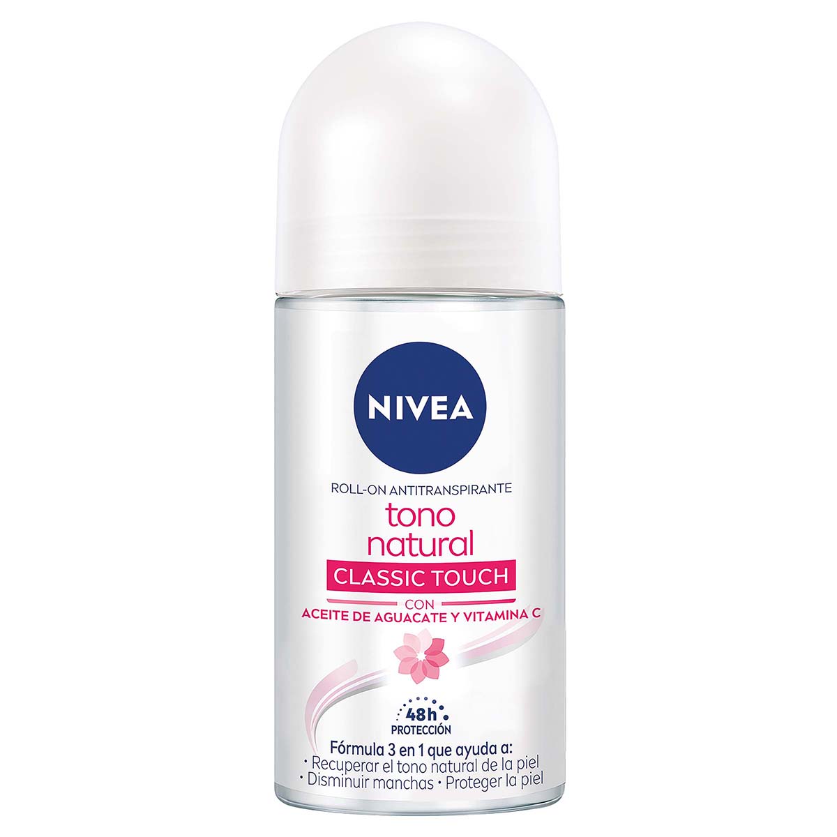 Antitranspirante Nivea Mujer Aclarado Natural Roll On x 50 mL