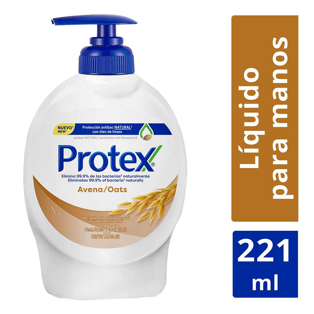 Jabón Líquido Protex Avena Frasco x 221 mL