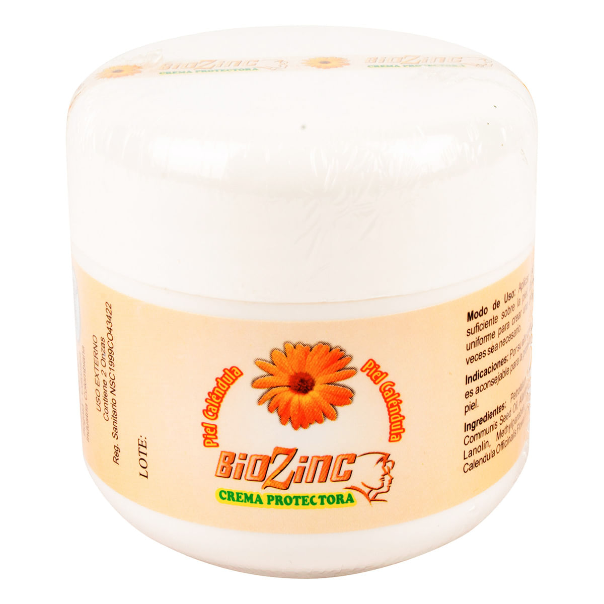 Crema Protectora Disanfer Biozinc Caléndula Frasco x 50 g