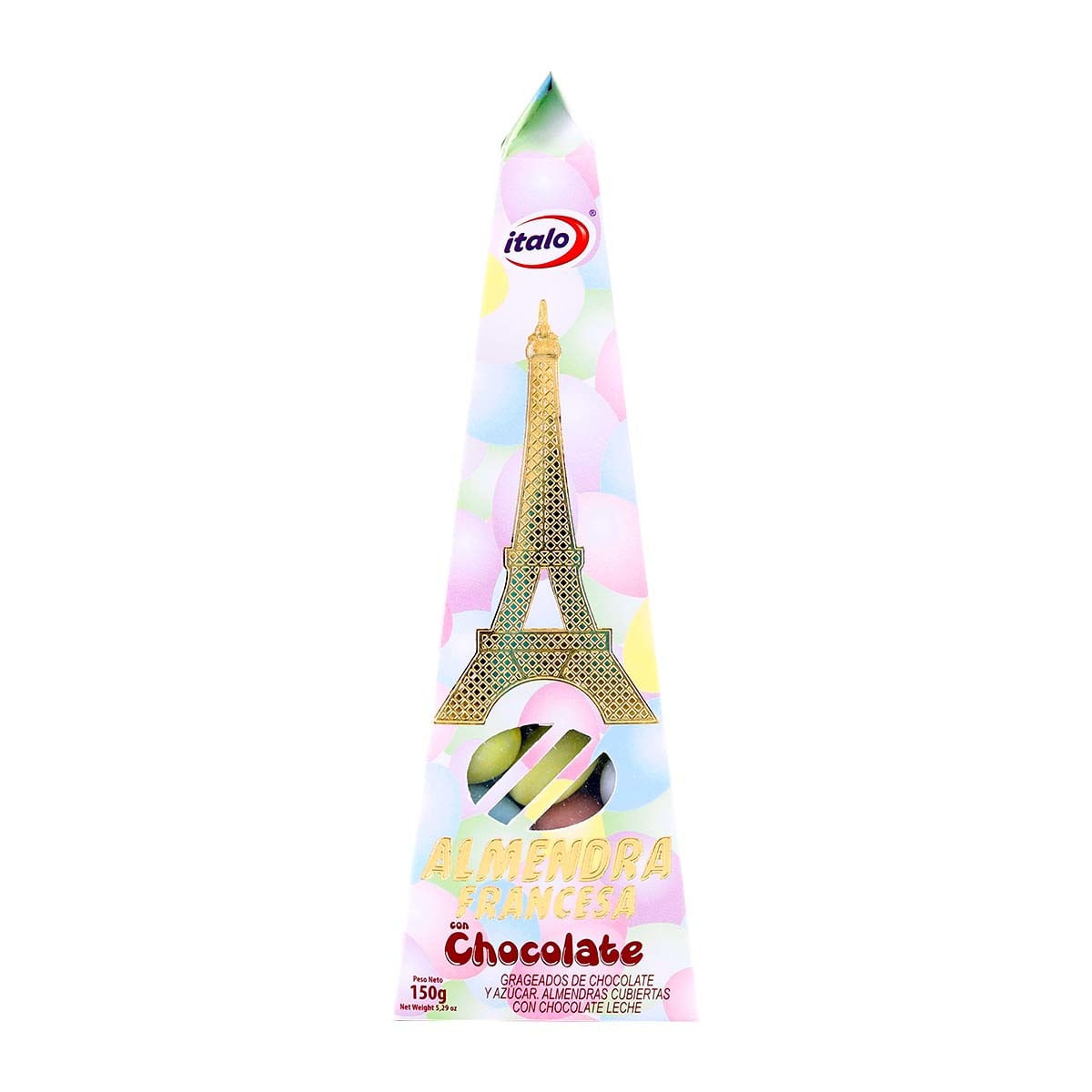 Almendra Francesa con Chocolate Italo Empaque x 150 g.