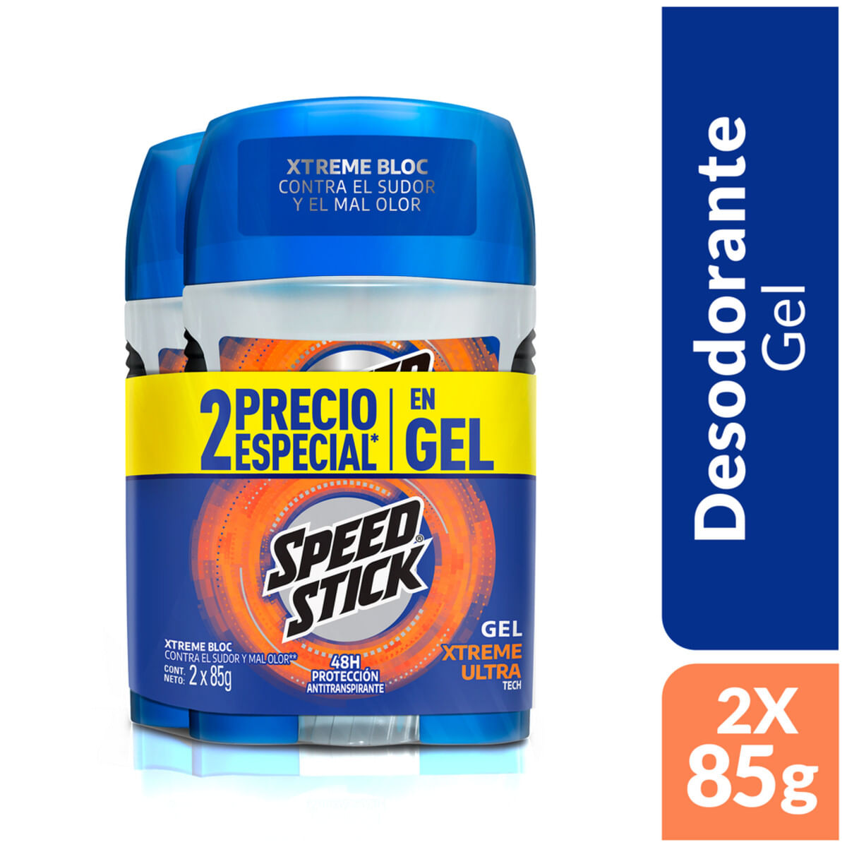 Antitranspirante Speed Stick 24//7 xtreme Ultra Gel Barra x 85 g x 2 Uds Precio Especial
