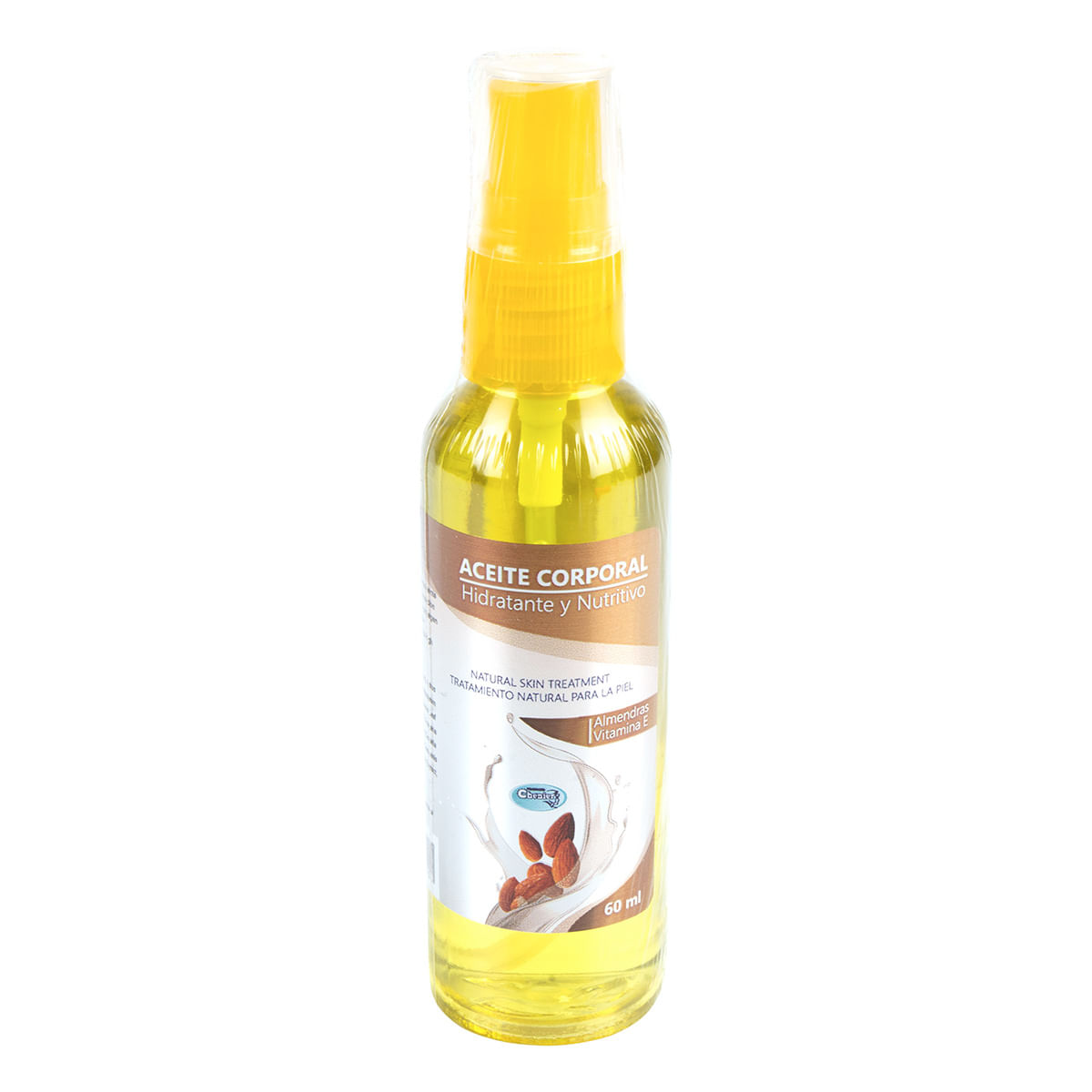 Aceite Corporal Almendras y Vitamina E Chenier Spray x 60 mL.