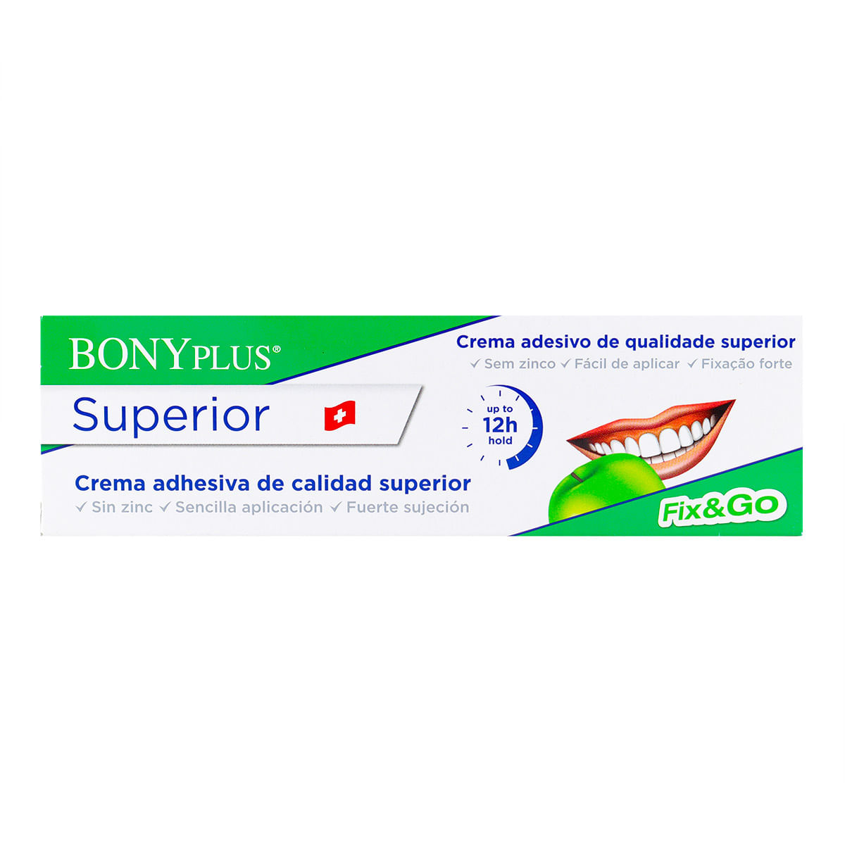 Crema Adhesiva Bony Plus Prótesis Dental Caja X 40 G.