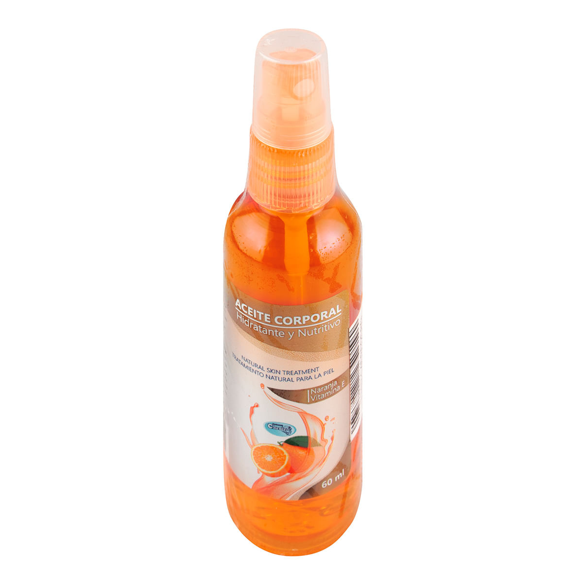 Aceite Corporal Naranja y Vitamina E Chenier Spray x 60 mL.