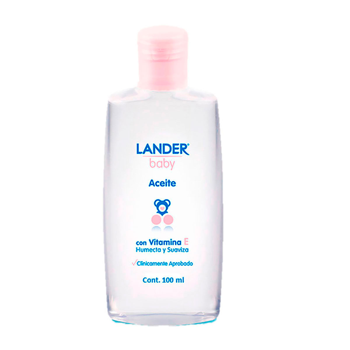 Aceite Lander Baby Con Vitamina E Frasco X 100 Ml.