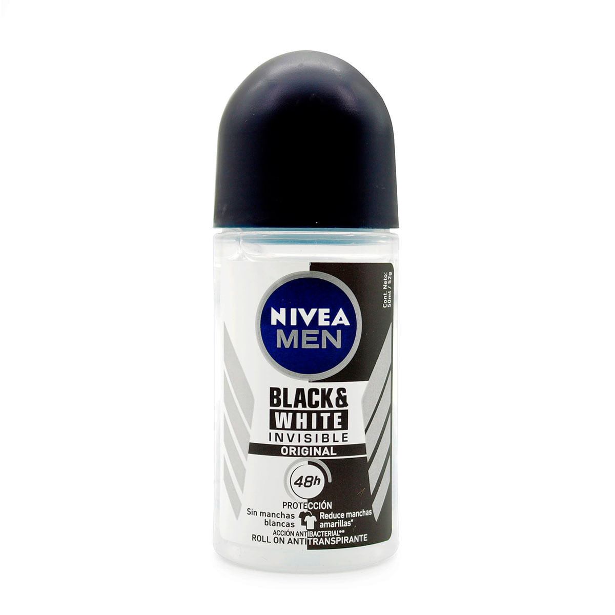 Antitranspirante Nivea Men Invisible Black & White Roll On x 50 mL