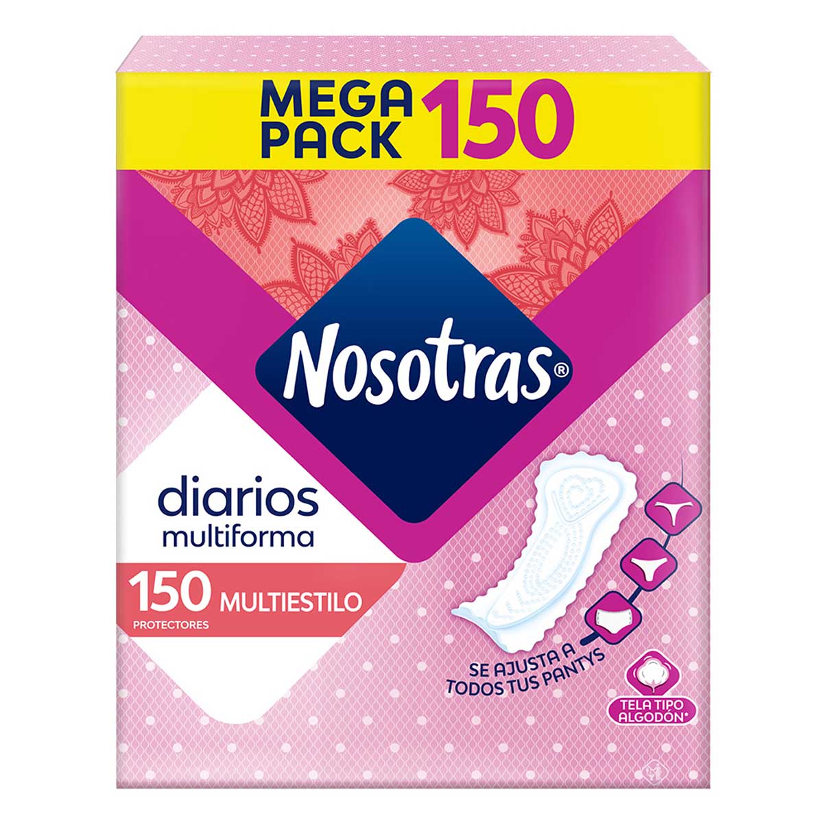 Mega Pack Protectores Multiestilo Nosotras Caja x 150 Uds.
