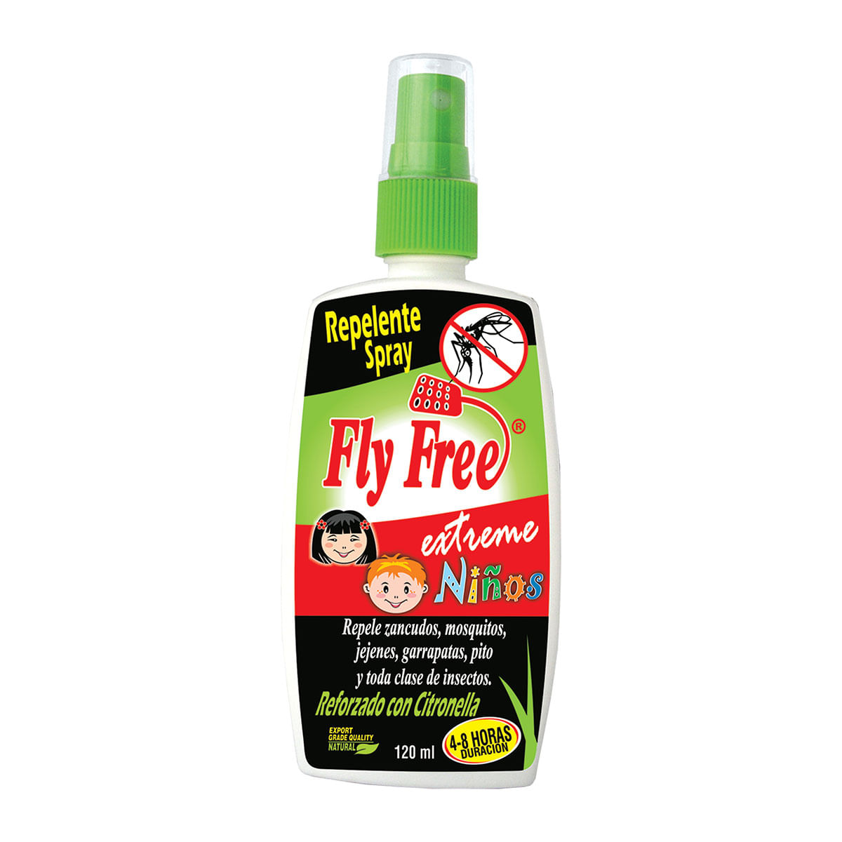 Repelente Fly Free Extreme Niños Spray X 120 Ml.