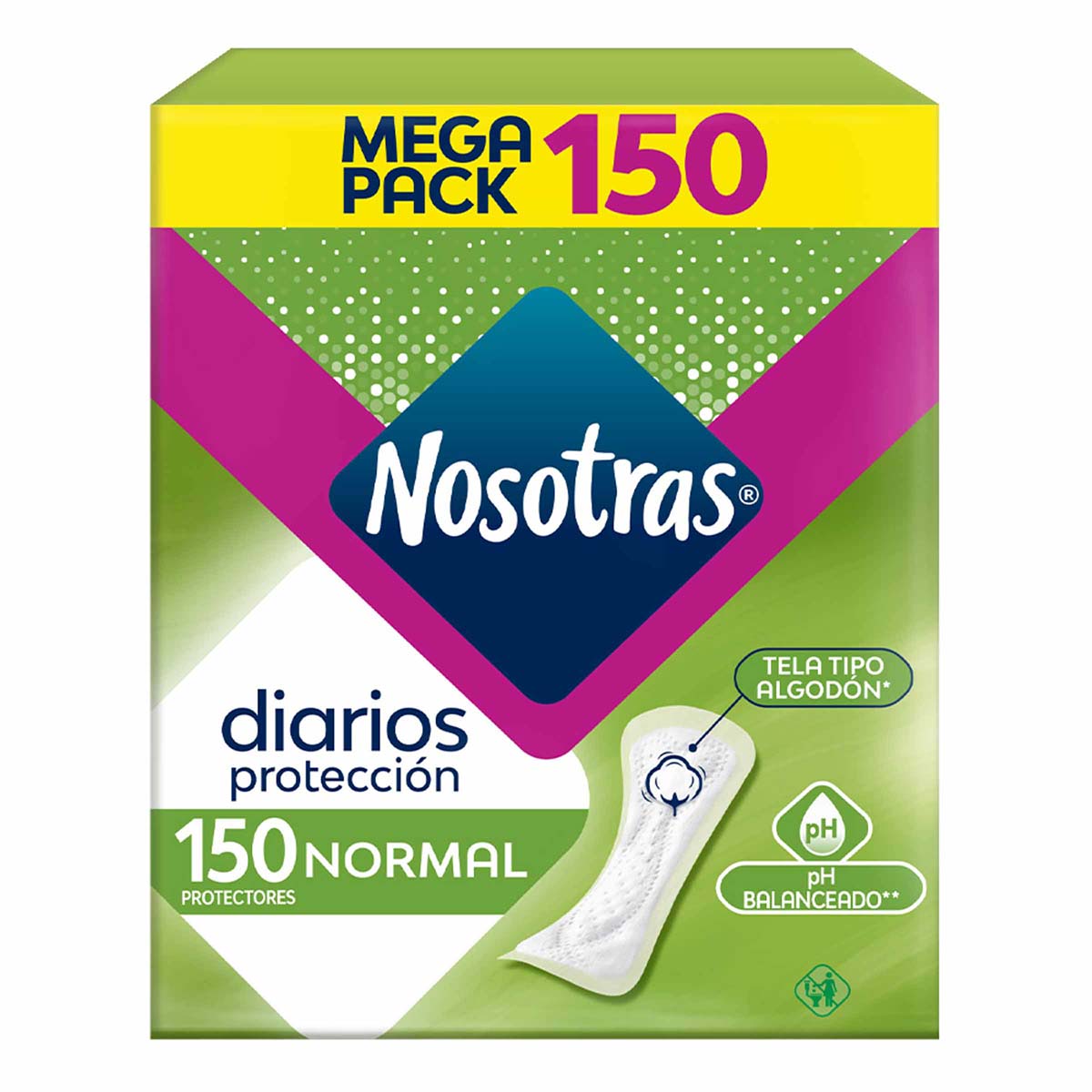 Protector Nosotras Diarios Protección Caja x 150 uds