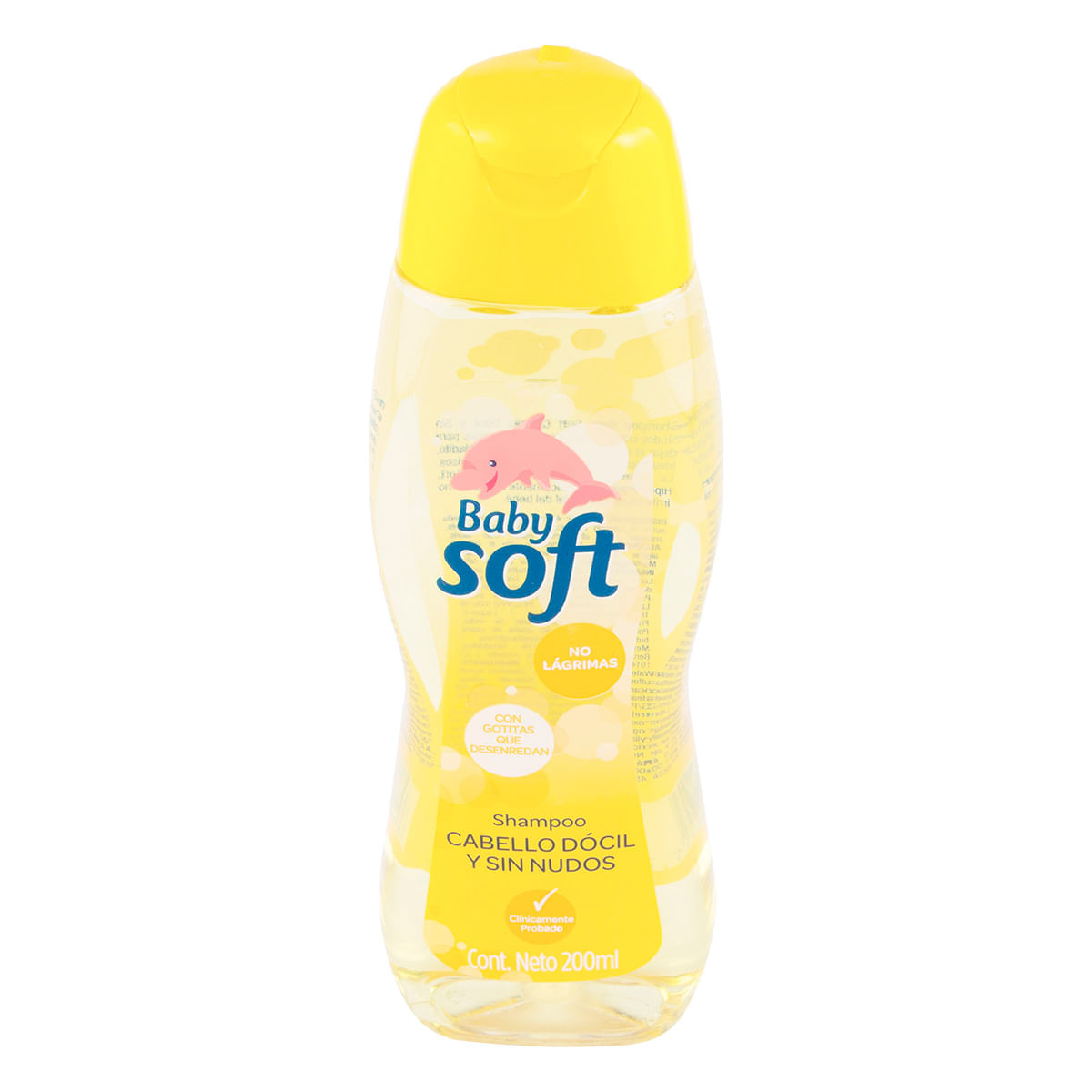 Shampoo Baby Soft Cabello Dócil y Sin Nudos Frasco x 200 mL.