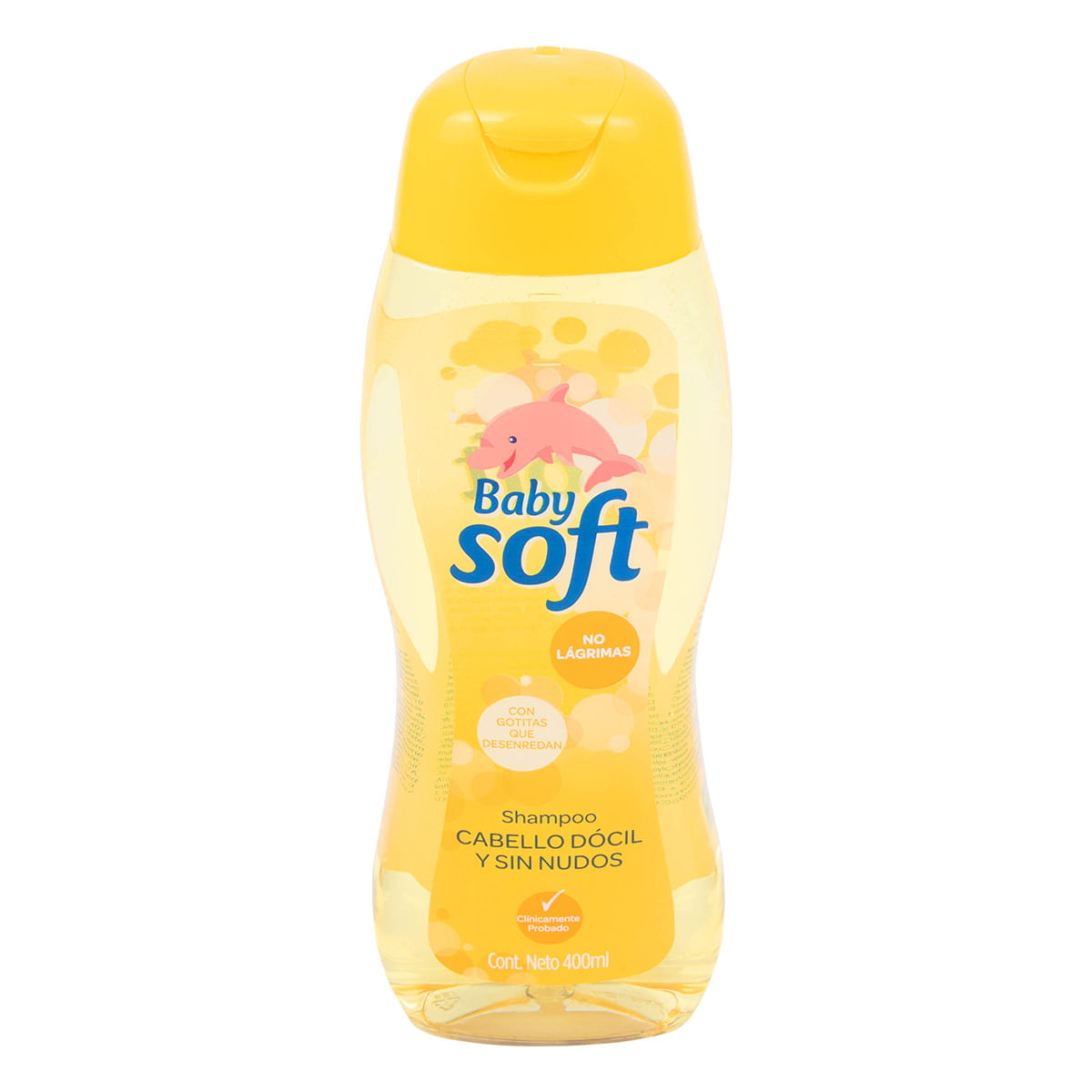 Shampoo Baby Soft Cabello Dócil y Sin Nudos Frasco x 400 mL.