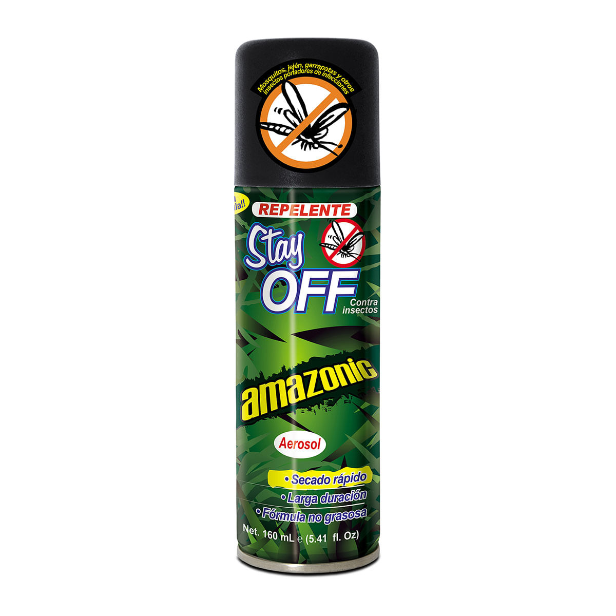 Repelente Stay Off Amazonic Aerosol X 160 Ml.