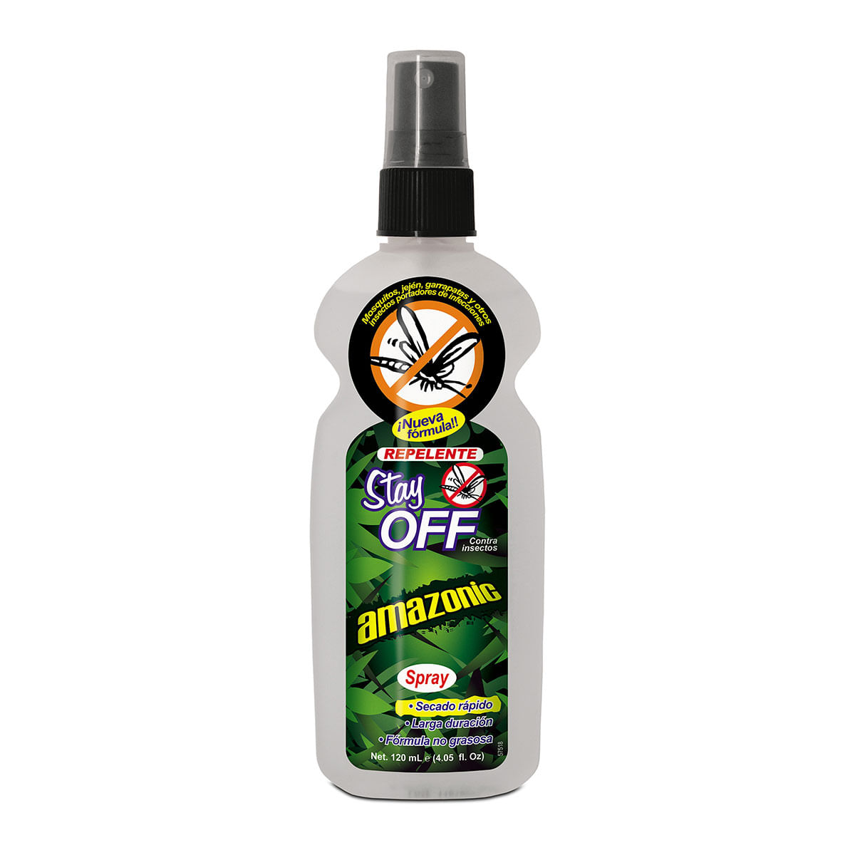 Repelente Stay Off Amazonic Spray X 120 Ml.
