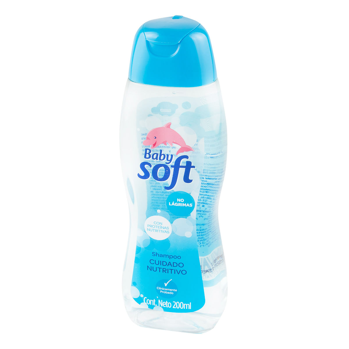 Shampoo Baby Soft Cuidado Nutritivo Frasco x 200 mL.
