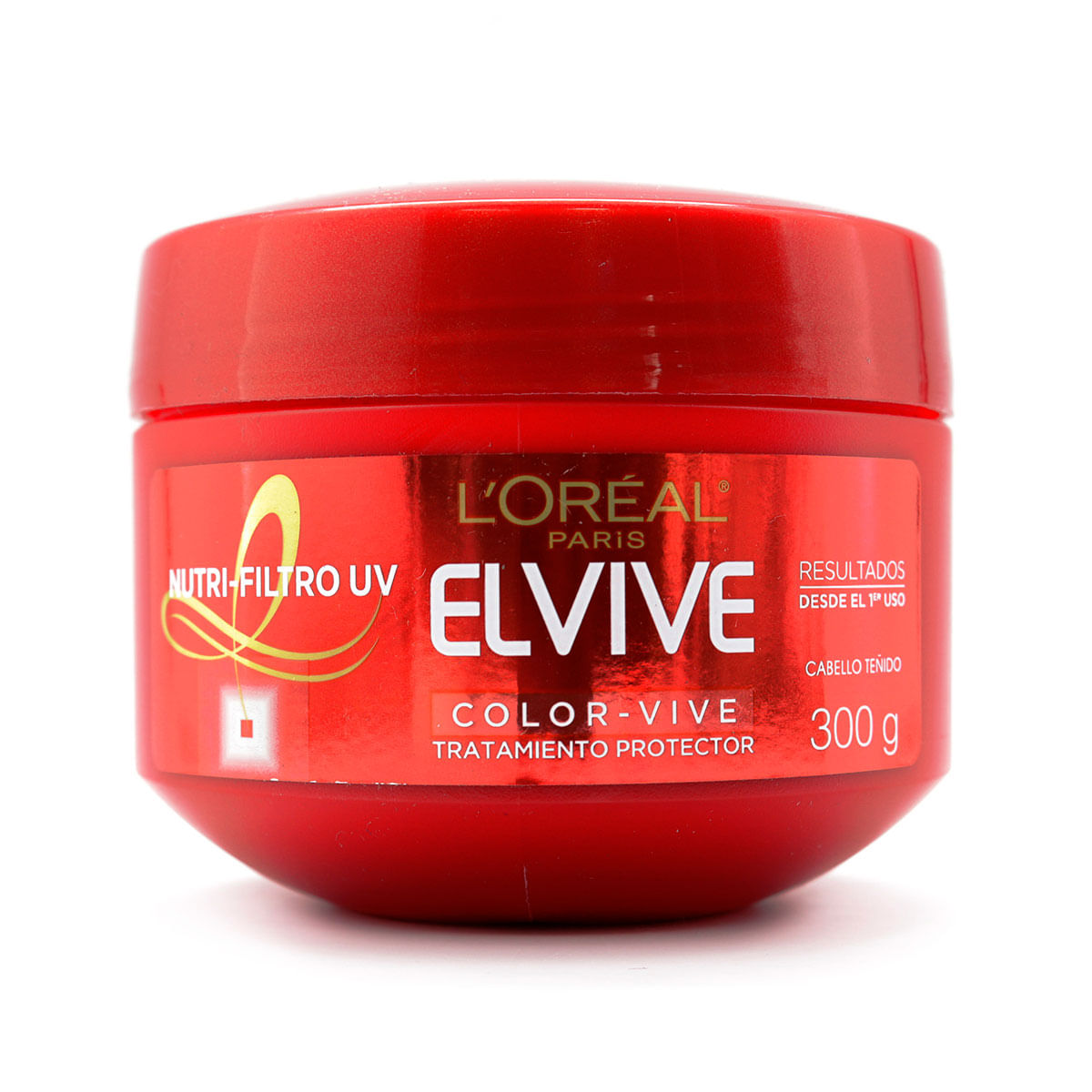 Tratamiento Capilar Protector LOréal Paris Elvive Cabello Teñido Frasco x 300 g