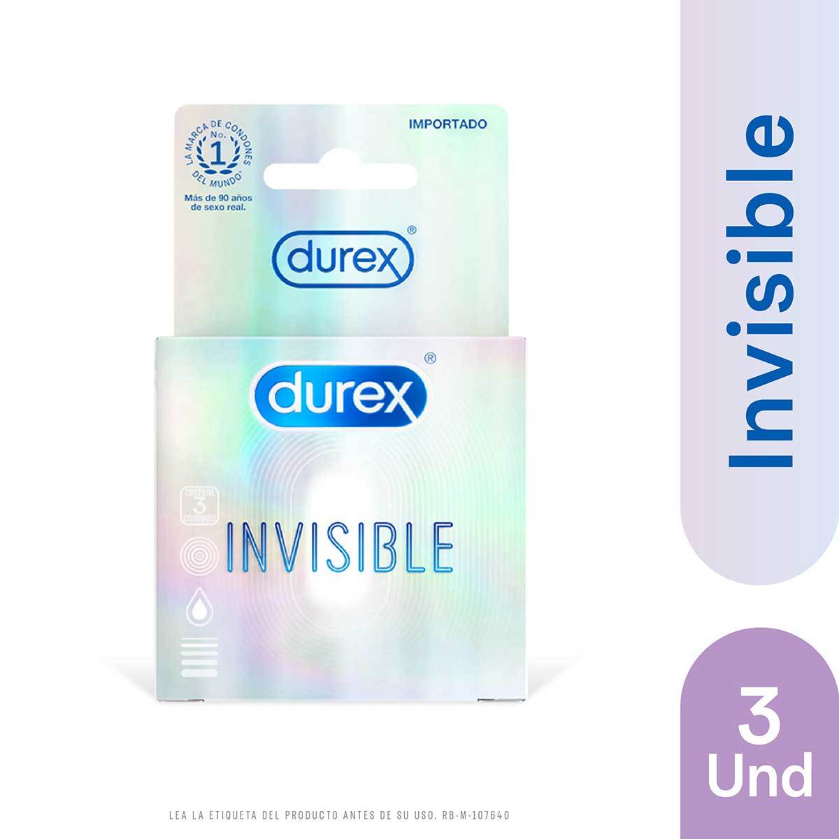 Condones Durex Sensitivo Ultra Delgado Caja x 3 Uds.