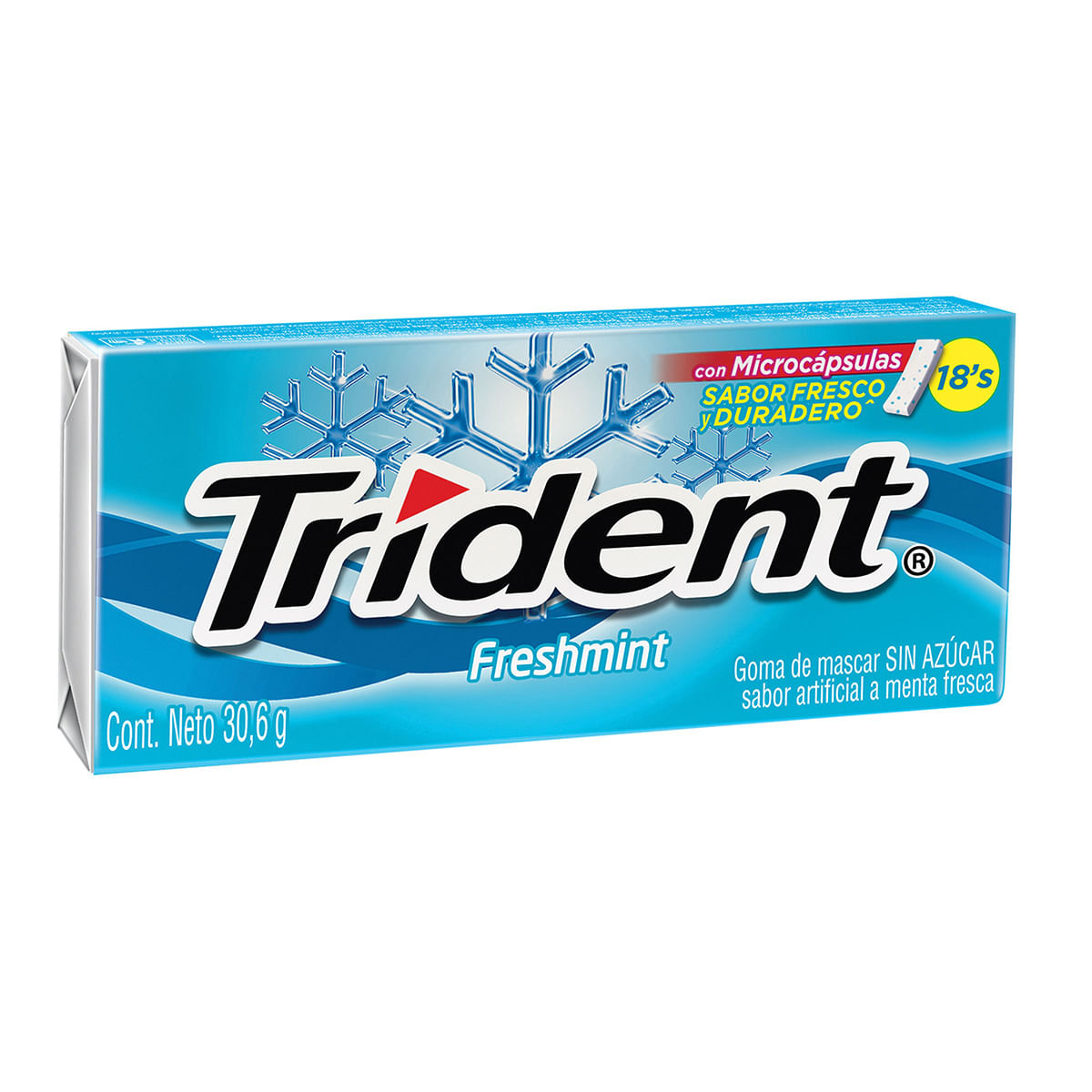 Goma De Mascar Trident Menta Fresca Caja X 12 Uds.