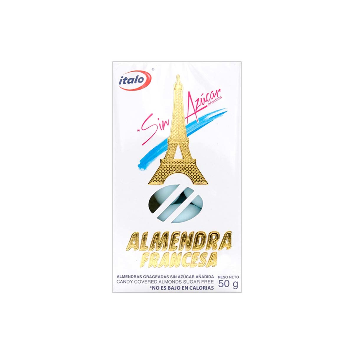 Almendra Italo Francesa Sin Azúcar Estuche x 50 g