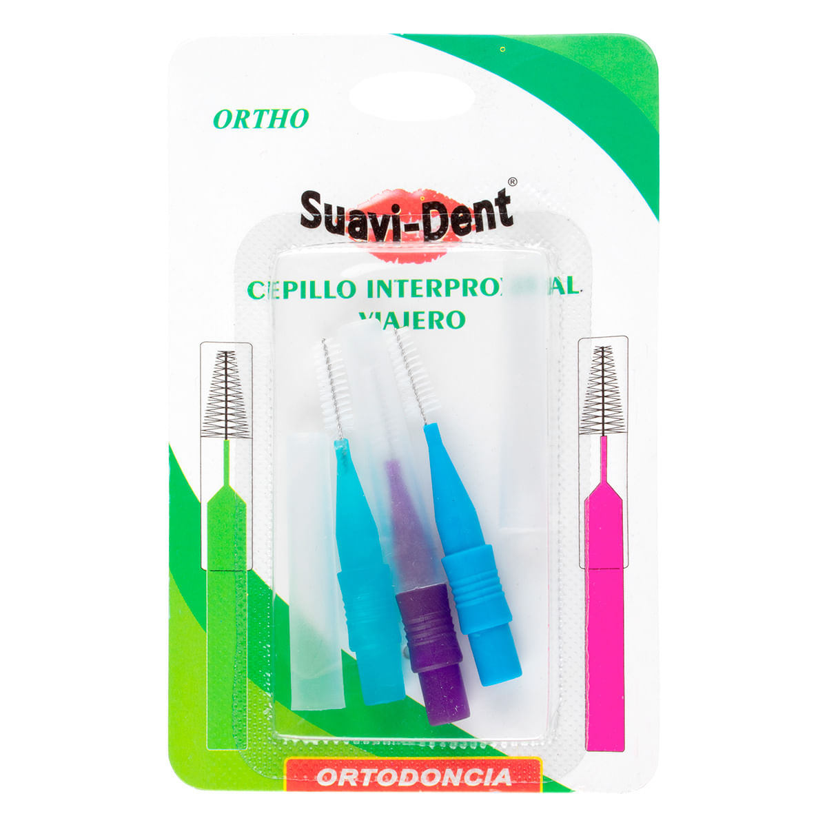 Cepillo Interproximal Suavi-Dent Viajero Blister x 3 Uds.